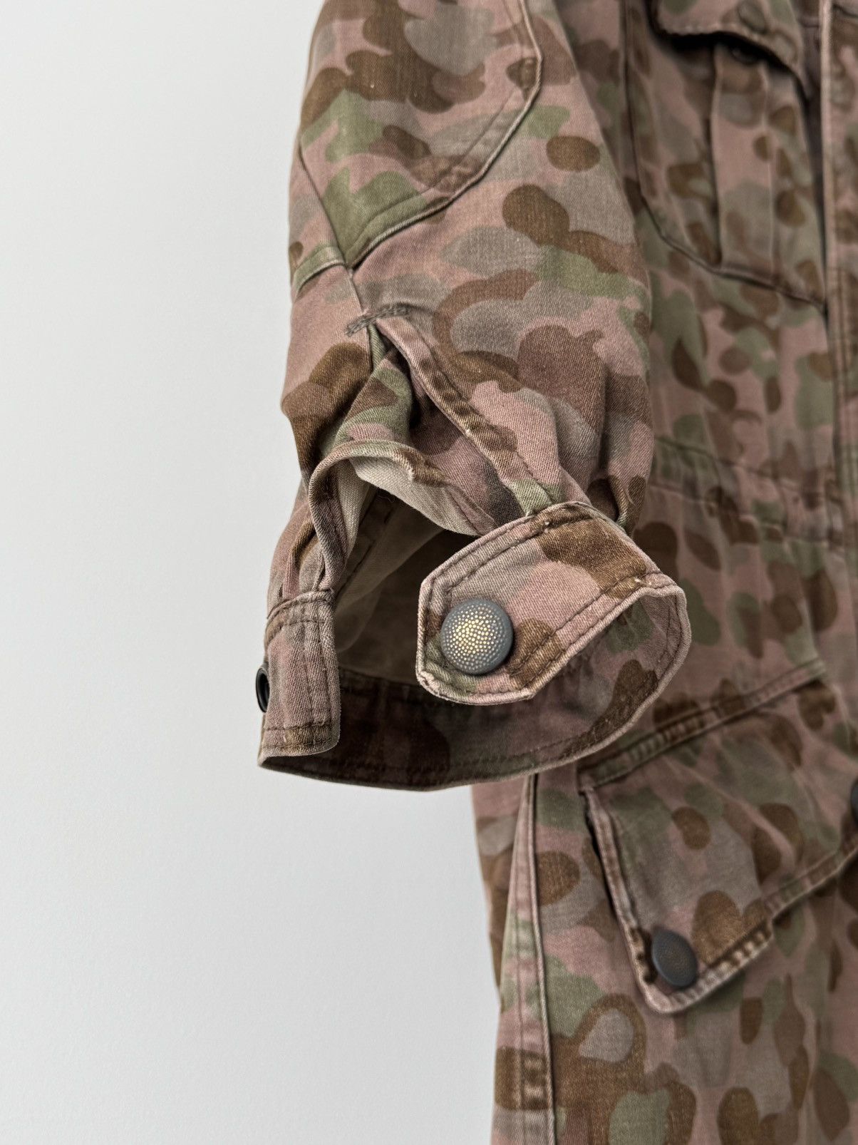 Vintage 1959 Dated Austrian Army ‘KAZ58’ Pea Dot Camo Parka Jacket Size US M / EU 48-50 / 2 - 6 Thumbnail