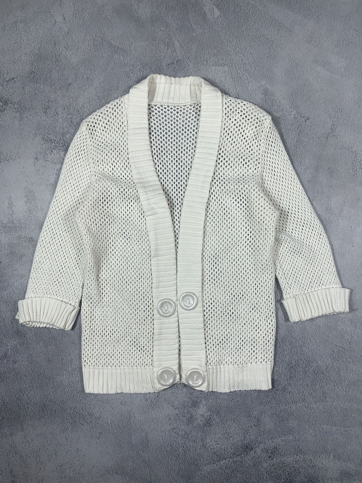 Other Vintage AvantGarde mesh cardigan streetwear style size S Size S / US 4 / IT 40 - 1 Thumbnail