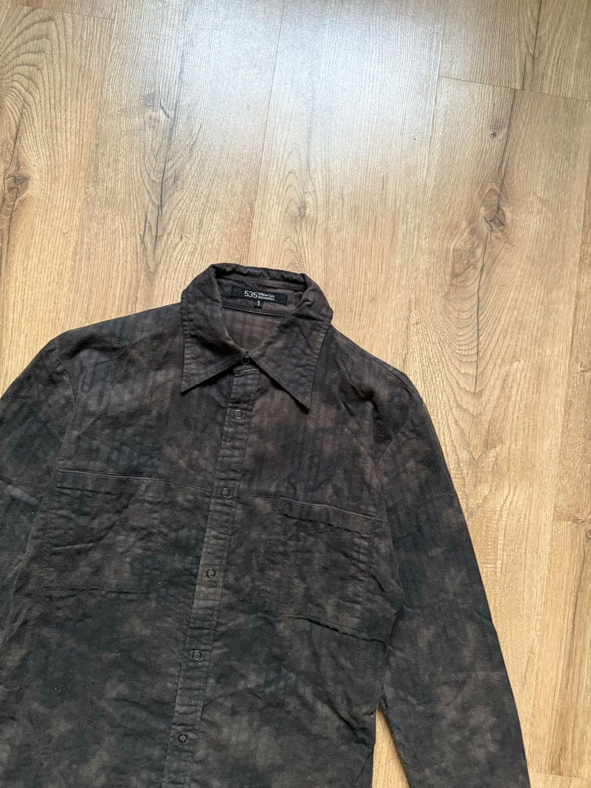 5351 POUR LES HOMMES 5351 Pour Les Homme Acid Wash Shirt Size US S / EU 44-46 / 1 - 2 Thumbnail