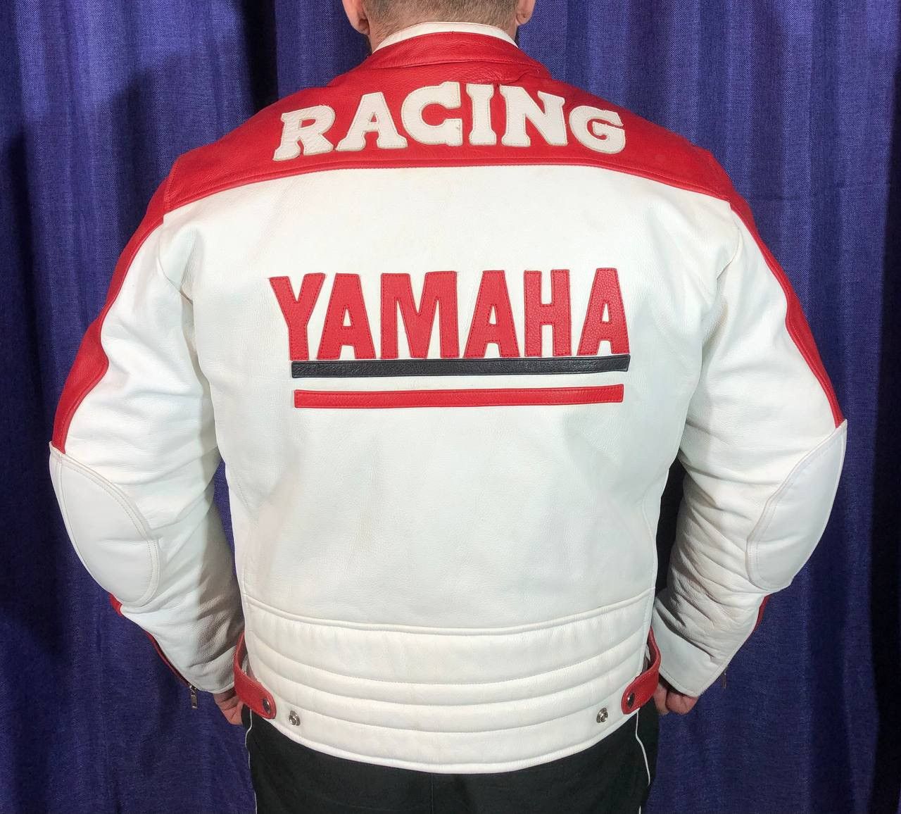 Yamaha Yamaha Moto Vintage Leather Racing Jacket Size US XL / EU 56 / 4 - 3 Thumbnail