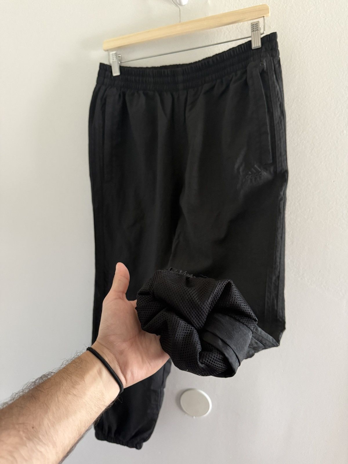 Adidas × Kanye West SAMPLE Yeezy Season 5 Adidas Calabasas Logo Mesh Track Pants Size US 32 / EU 48 - 19 Thumbnail