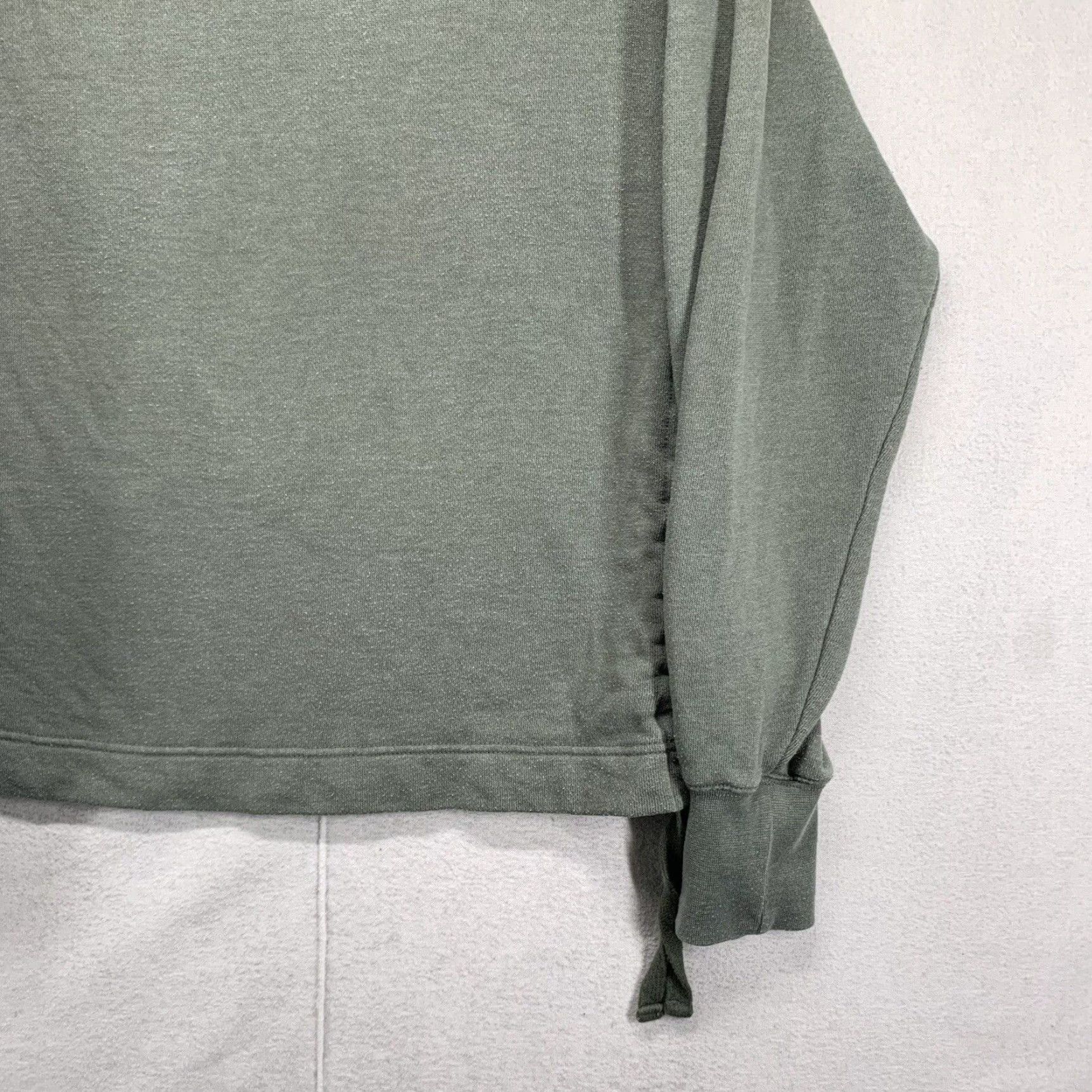 Vintage Aerie Hoodie Olive Green Sweatshirt Size Small Side Ties Size S / US 4 / IT 40 - 7 Thumbnail