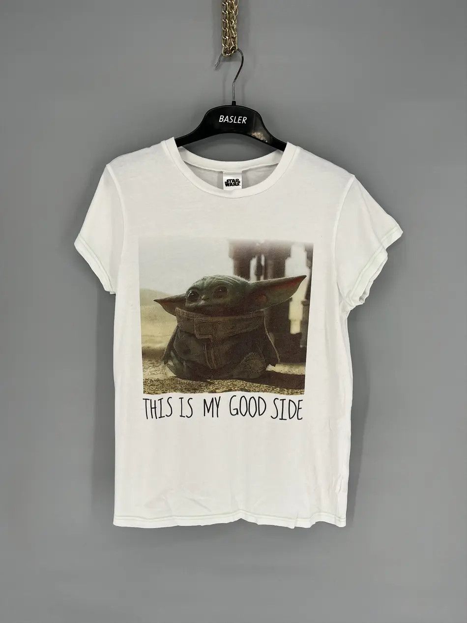 Star Wars Vintage Y2K Art Yoda Star Wars "This is my good side" Size US S / EU 44-46 / 1 - 1 Thumbnail