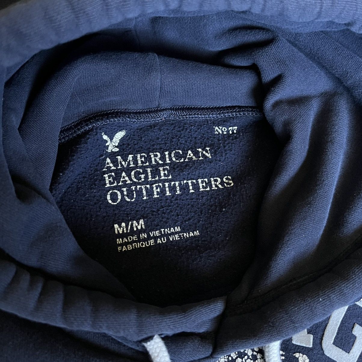 American Eagle Outfitters Vintage 2000s American Eagle Outfitters Varsity Logo Hoodie Size US M / EU 48-50 / 2 - 6 Thumbnail
