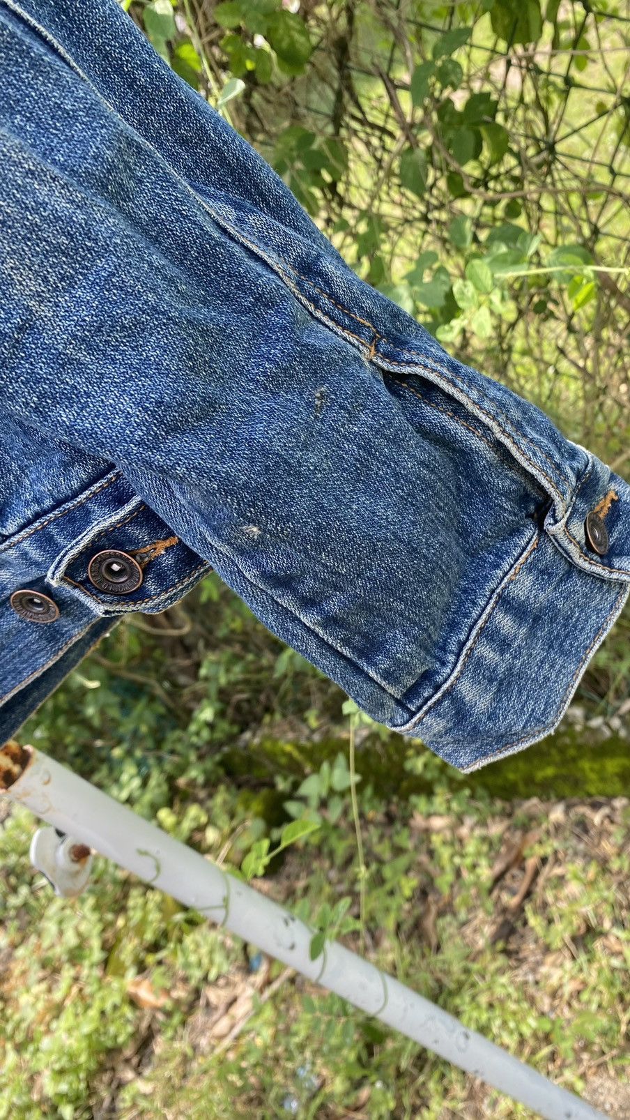 Japanese Brand × Vintage Vintage Nylaus Jeans Denim Jacket Size US XL / EU 56 / 4 - 12 Thumbnail