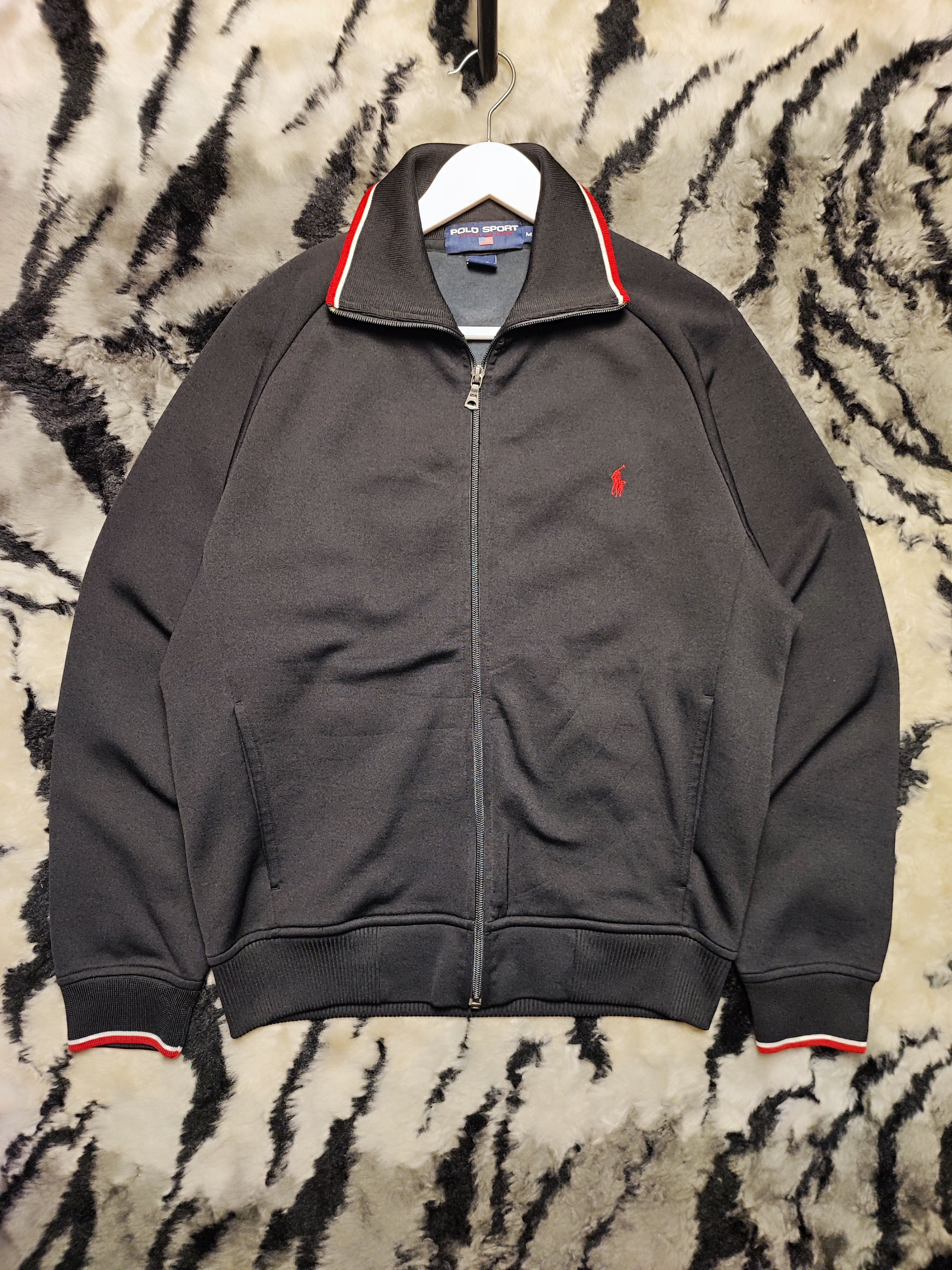 Polo Ralph Lauren Vintage 90s Polo Sport Ralph Lauren Track Jacket Pony Size M Size US L / EU 52-54 / 3 - 2 Thumbnail