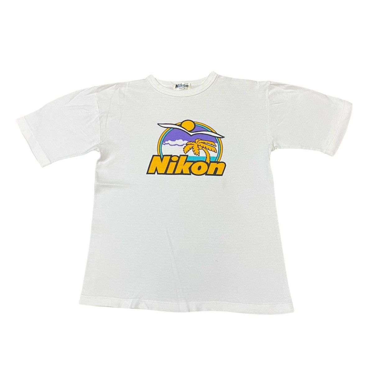 Nikon × Vintage Vintage 90's NIKON Tee Size US S / EU 44-46 / 1 - 1 Thumbnail