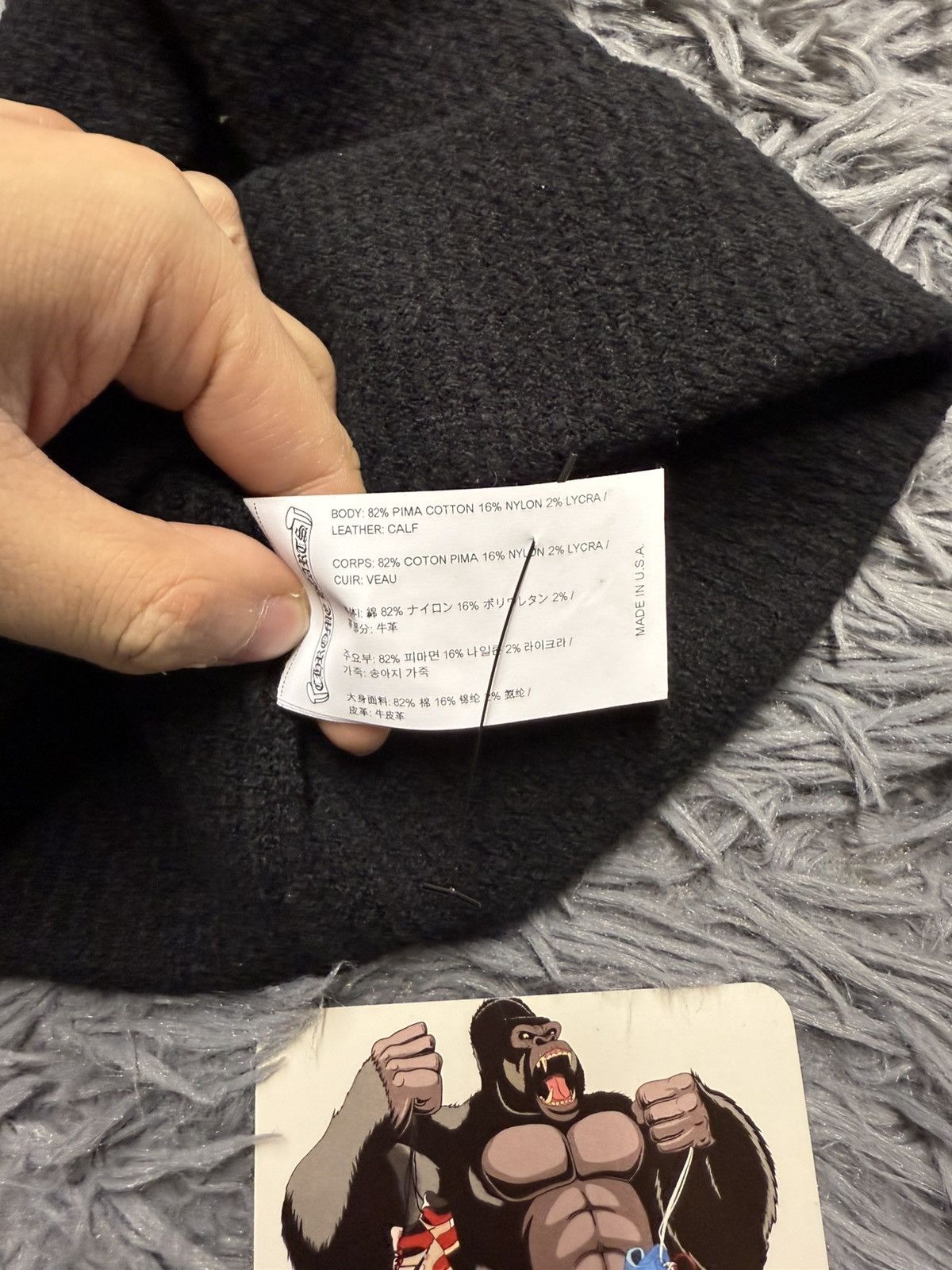 Chrome Hearts Chrome Hearts Pony Hair Cross Patch Beanie Size ONE SIZE - 5 Thumbnail