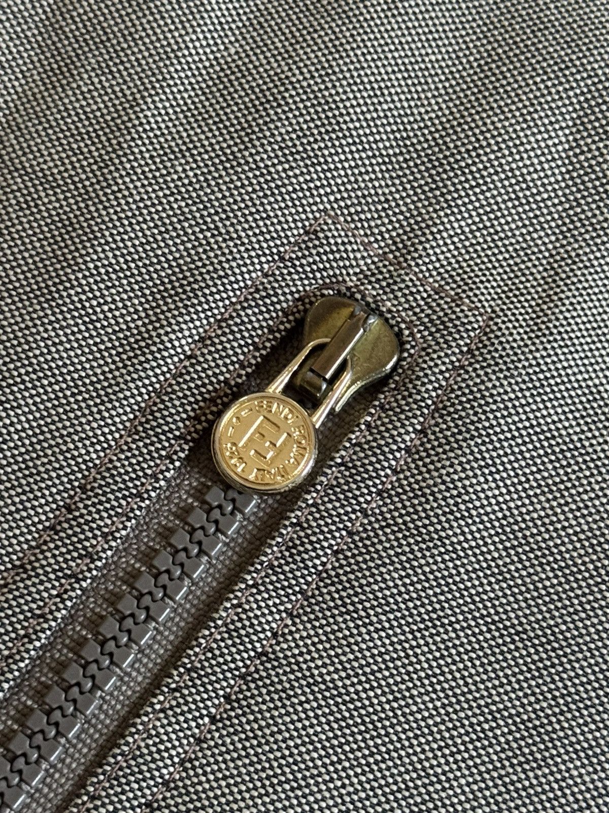 Fendi FENDI retro vintage zip jacket blazer bomber monogram 90s Size M / US 6-8 / IT 42-44 - 8 Thumbnail