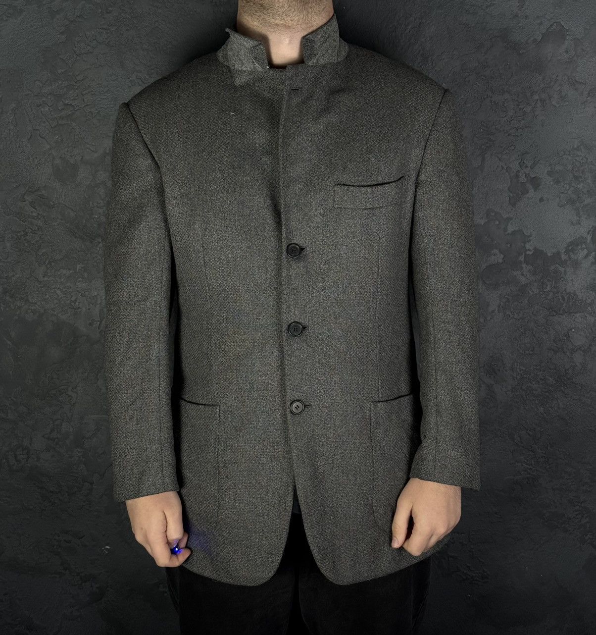 Kiton KITON Napoli Men’s Blazer Jacket 100% Cashmere Italy Size54 Size 54R - 4 Thumbnail