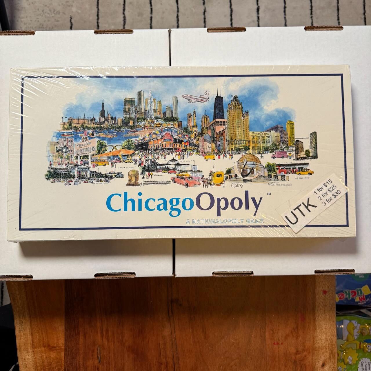 Alec Monopoly ChicagoOpoly Board Game A Nationalopoly Game SEALED New Size ONE SIZE - 1 Thumbnail