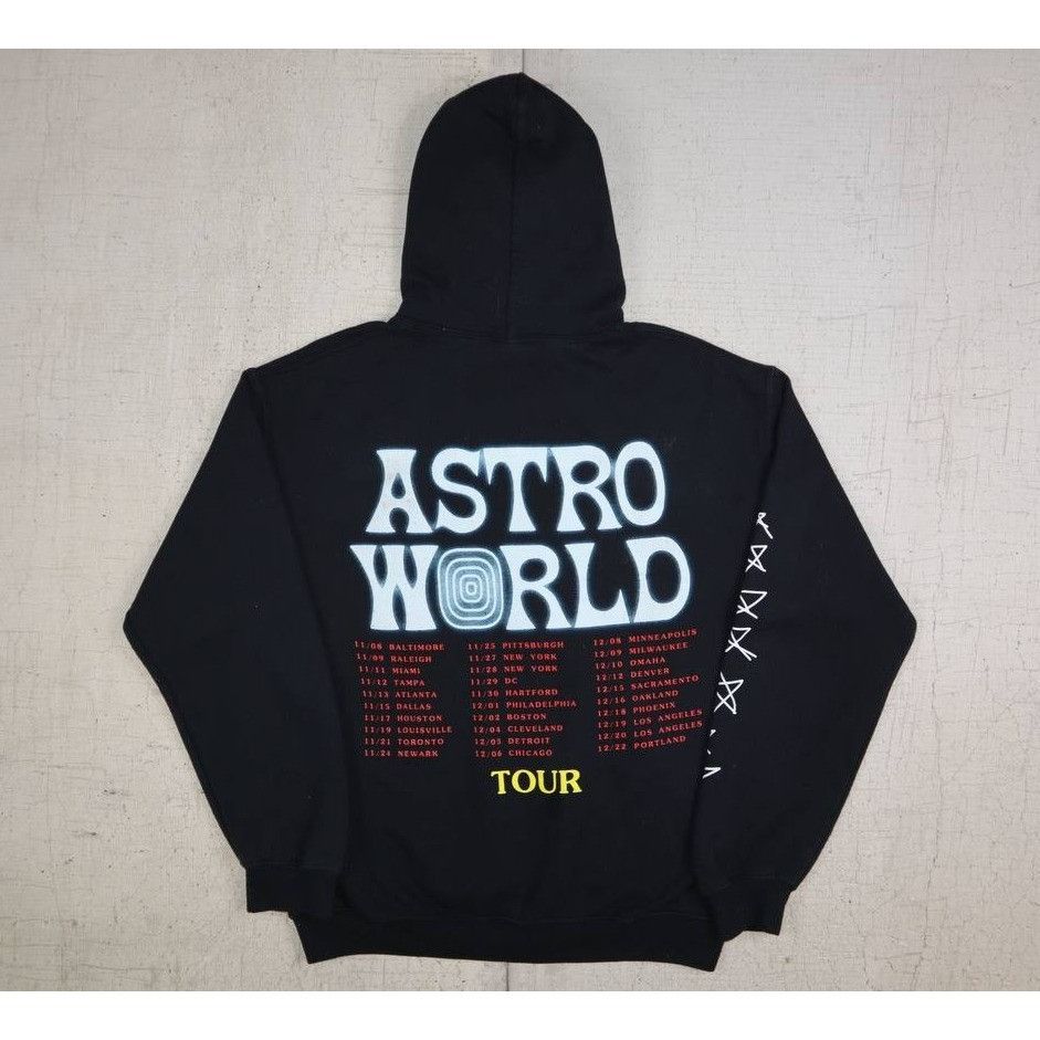 Vintage Travis Scott Astroworld Tour “Wish You Were Here” Hoodie Size US S / EU 44-46 / 1 - 2 Thumbnail