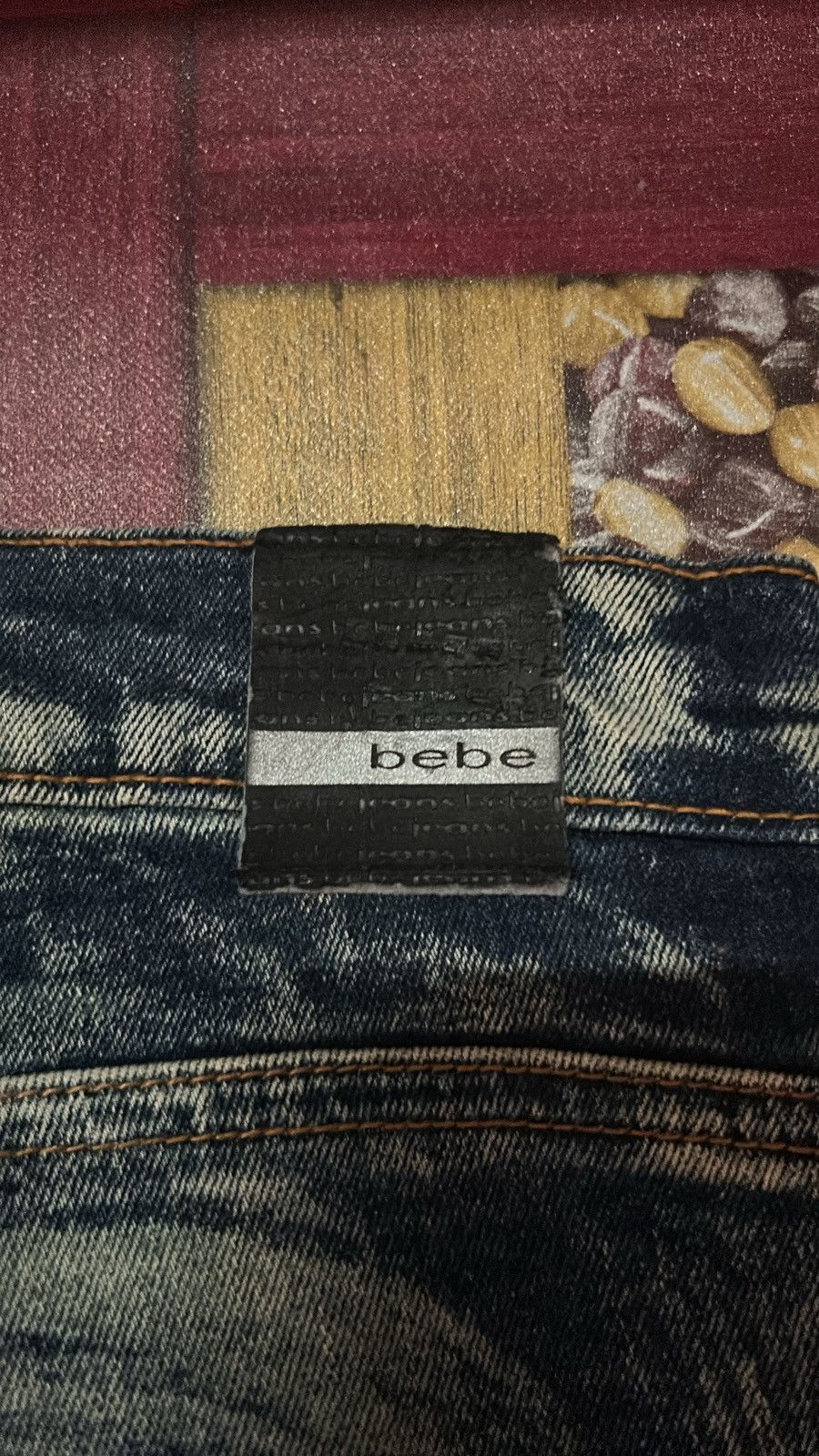 If Six Was Nine × Japanese Brand × Le Grande Bleu (L.G.B.) Bebe Flare Jeans Acid Wash Design Size 27" / US 4 / IT 40 - 8 Thumbnail