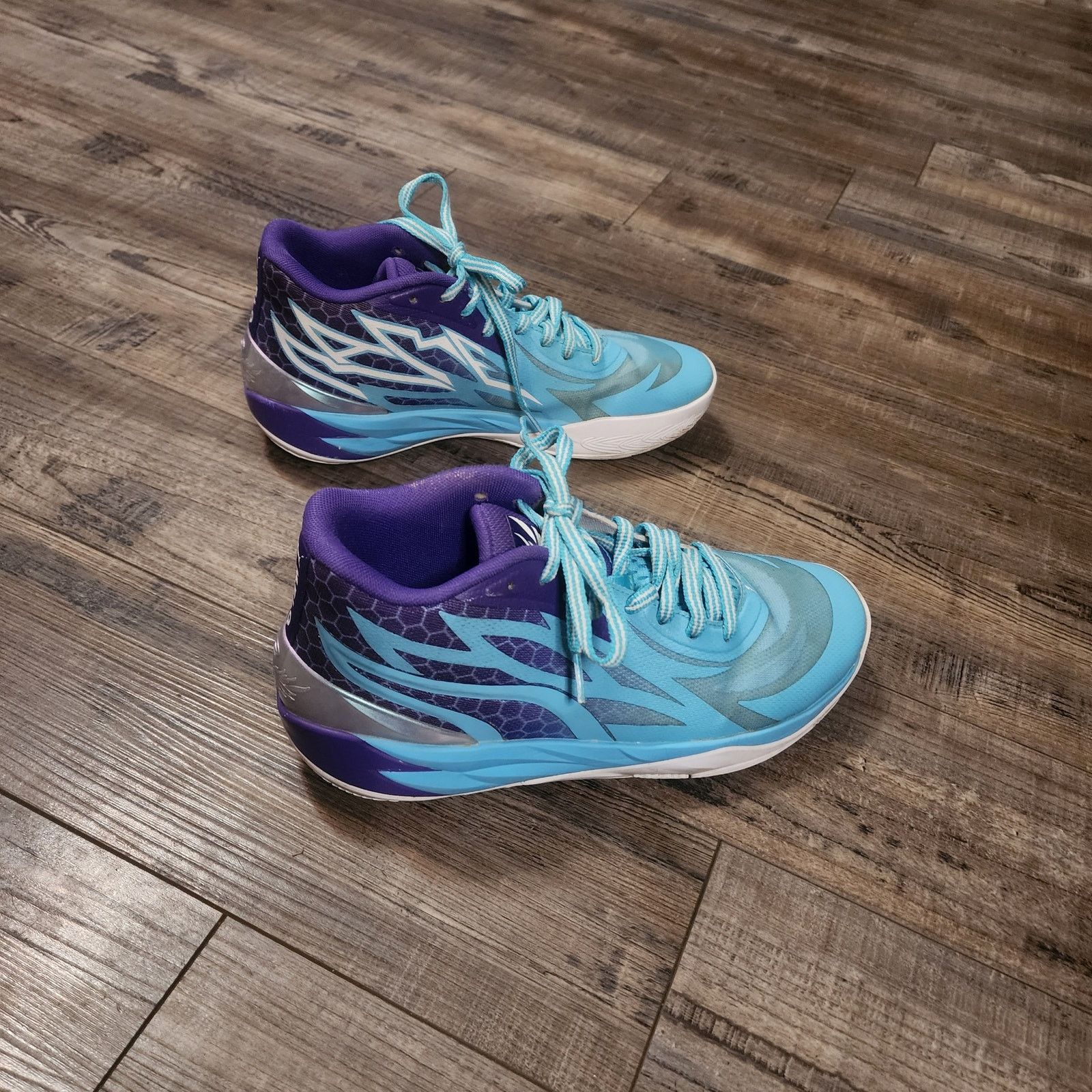 Puma Puma LaMelo Ball MB.02 Teal/Purple79779-01 Men's Sz 9 b42 Size US 9 / EU 42 - 2 Thumbnail