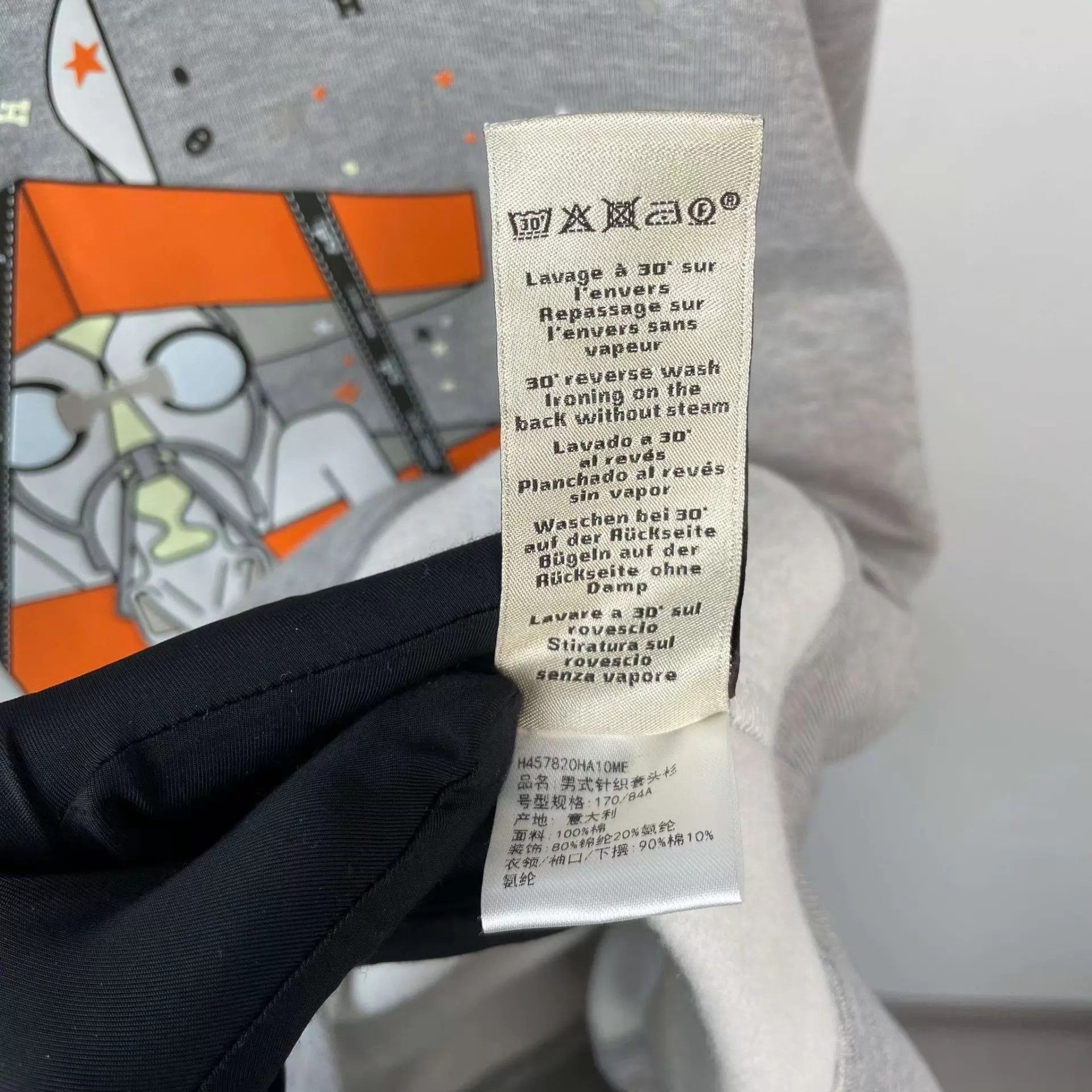 Hermes Hermès 95 New Gray Knit Pullover 170/84A Size US M / EU 48-50 / 2 - 6 Thumbnail