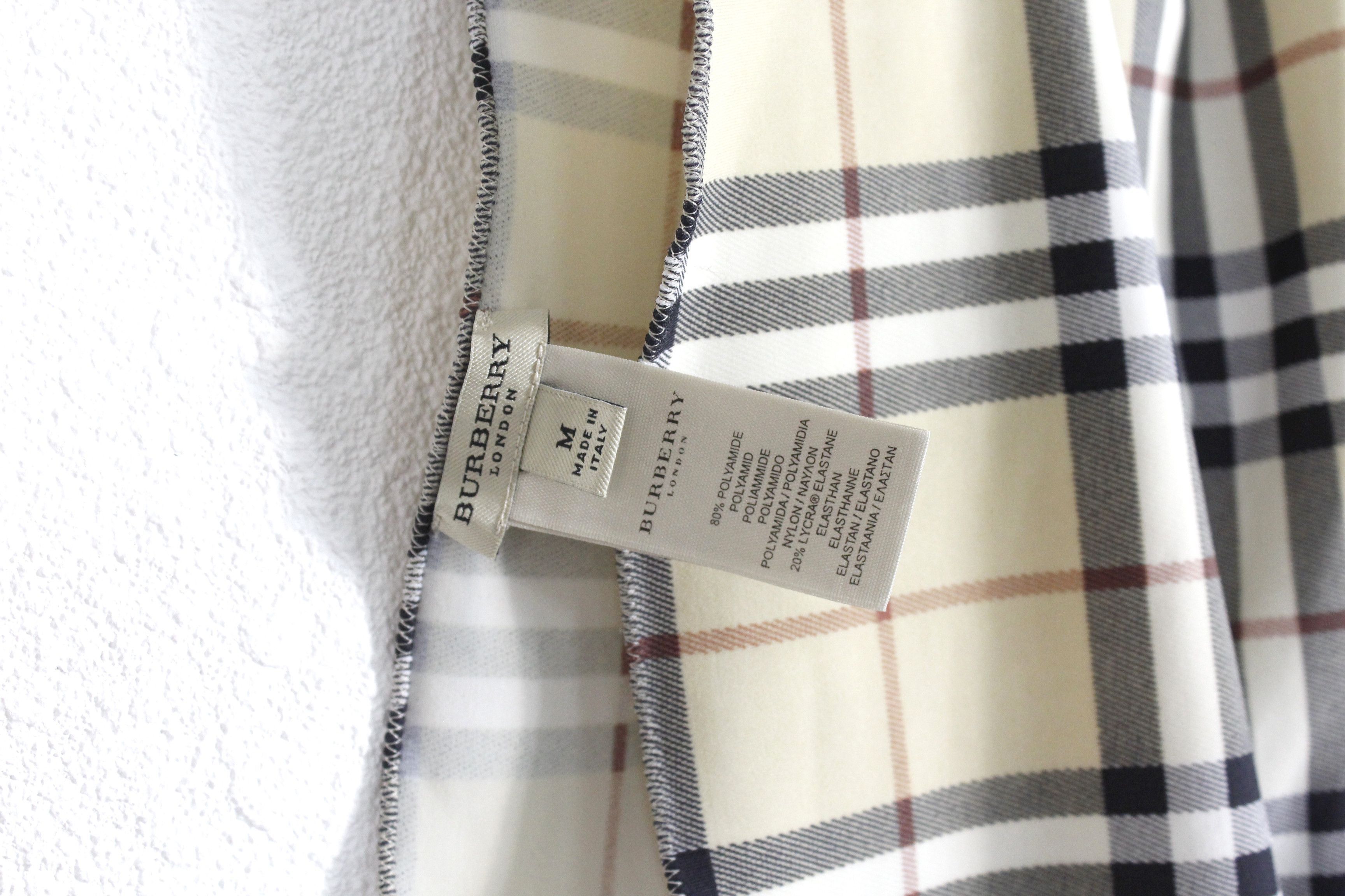 Burberry × Burberry Prorsum Burberry Beige Check Nova Bandeau & Head Shawl Size ONE SIZE - 9 Thumbnail