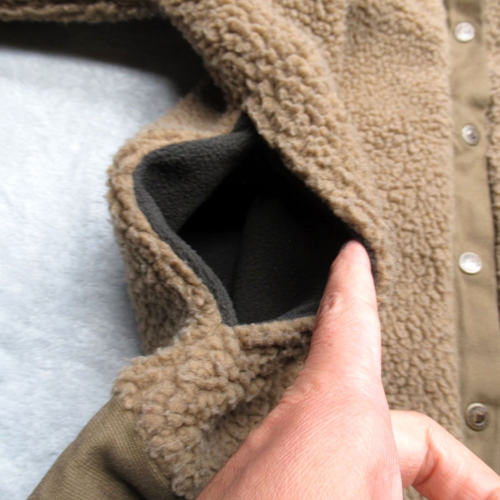 Mountain Khakis Mountain Khakis Sherpa Fleece Jacket Womens Medium Brown Trek Snap Front Pockets Size M / US 6-8 / IT 42-44 - 7 Thumbnail