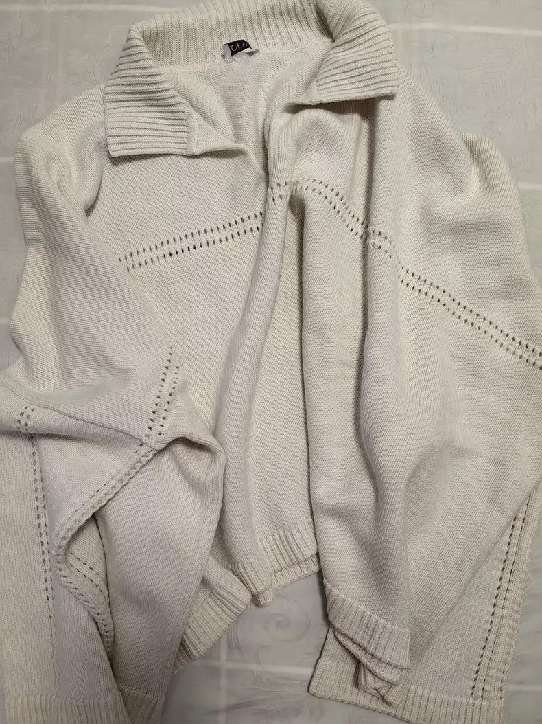 Loewe LOEWE White knitted sweater Size S / US 4 / IT 40 - 2 Thumbnail