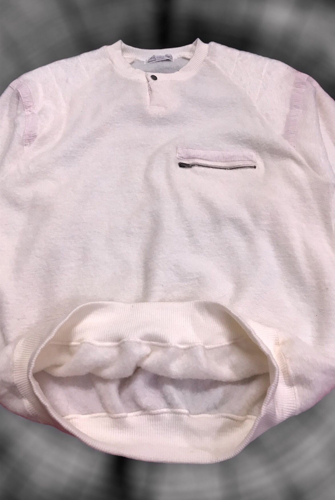 Japanese Brand × Lindbergh Vintage Lindbergh Snap Button Single Pocket Knit Sweatshirt Size US M / EU 48-50 / 2 - 7 Thumbnail