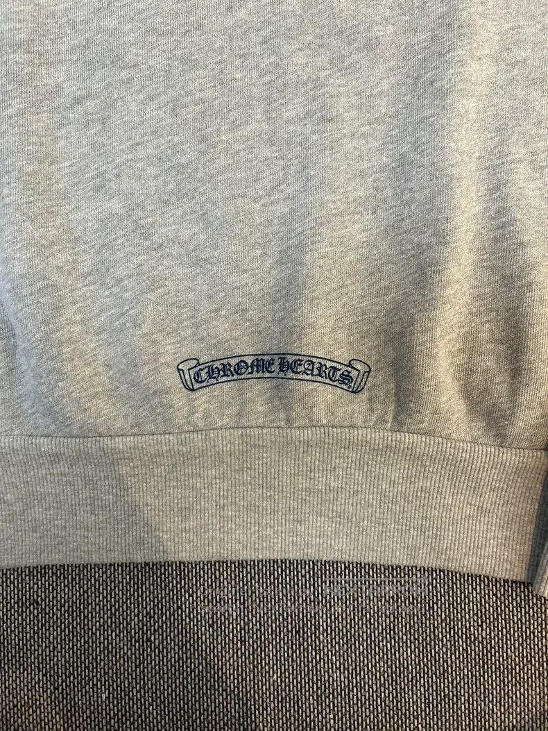 Chrome Hearts CHROME HEARTS Size S Grey flocking sweater three-letter flo Size US S / EU 44-46 / 1 - 6 Thumbnail