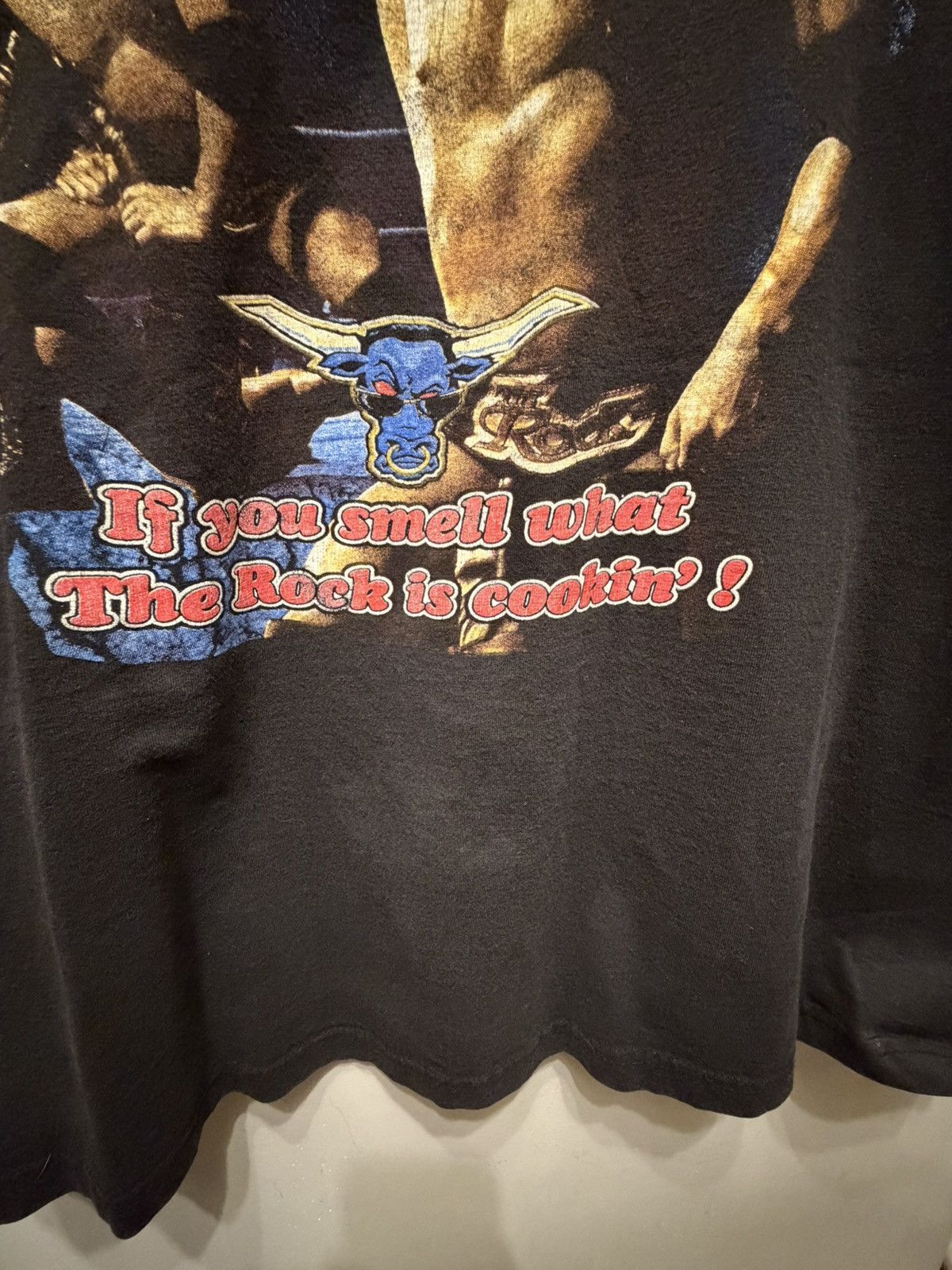 Vintage Vintage 90s/Y2K Boot WWF The Rock Shirt Size US XL / EU 56 / 4 - 3 Thumbnail