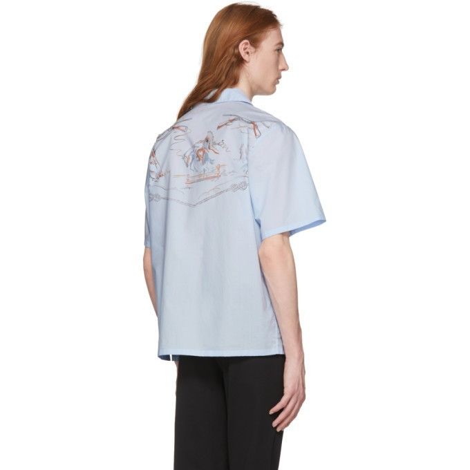 Prada Native Cowboy Print Camp Collar Shirt Size US S / EU 44-46 / 1 - 15 Thumbnail
