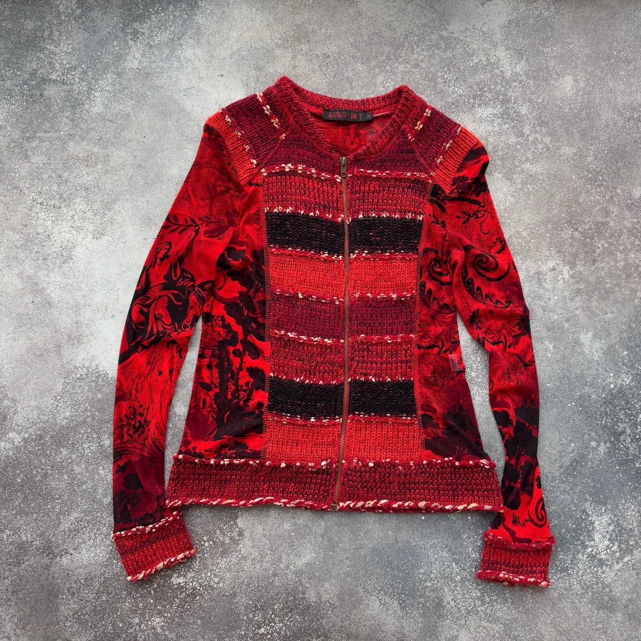 Jean Paul Gaultier Style Mesh Avant Garde Long Sleeve Top
