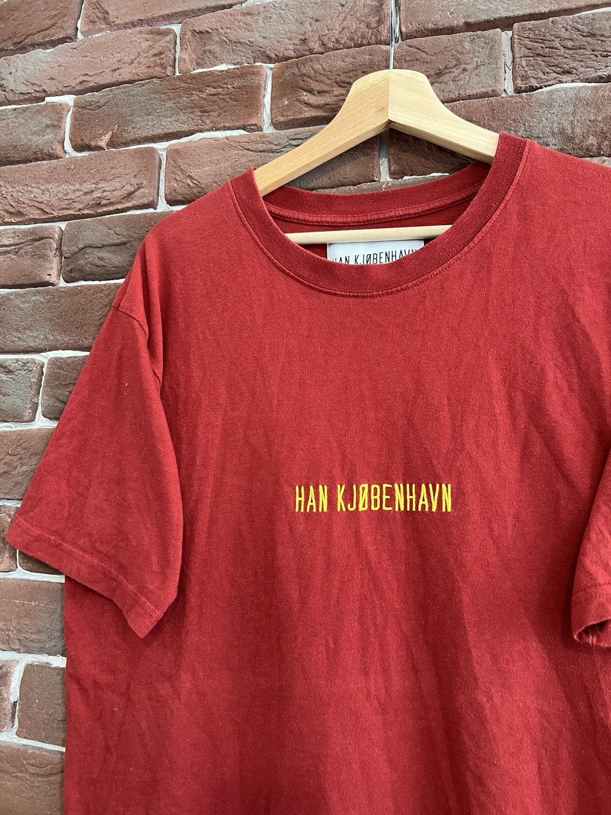 Han Kjobenhavn Rare Han Kjobenhavn Embroided Logo Hype Streetwear Large Red Size US L / EU 52-54 / 3 - 4 Thumbnail