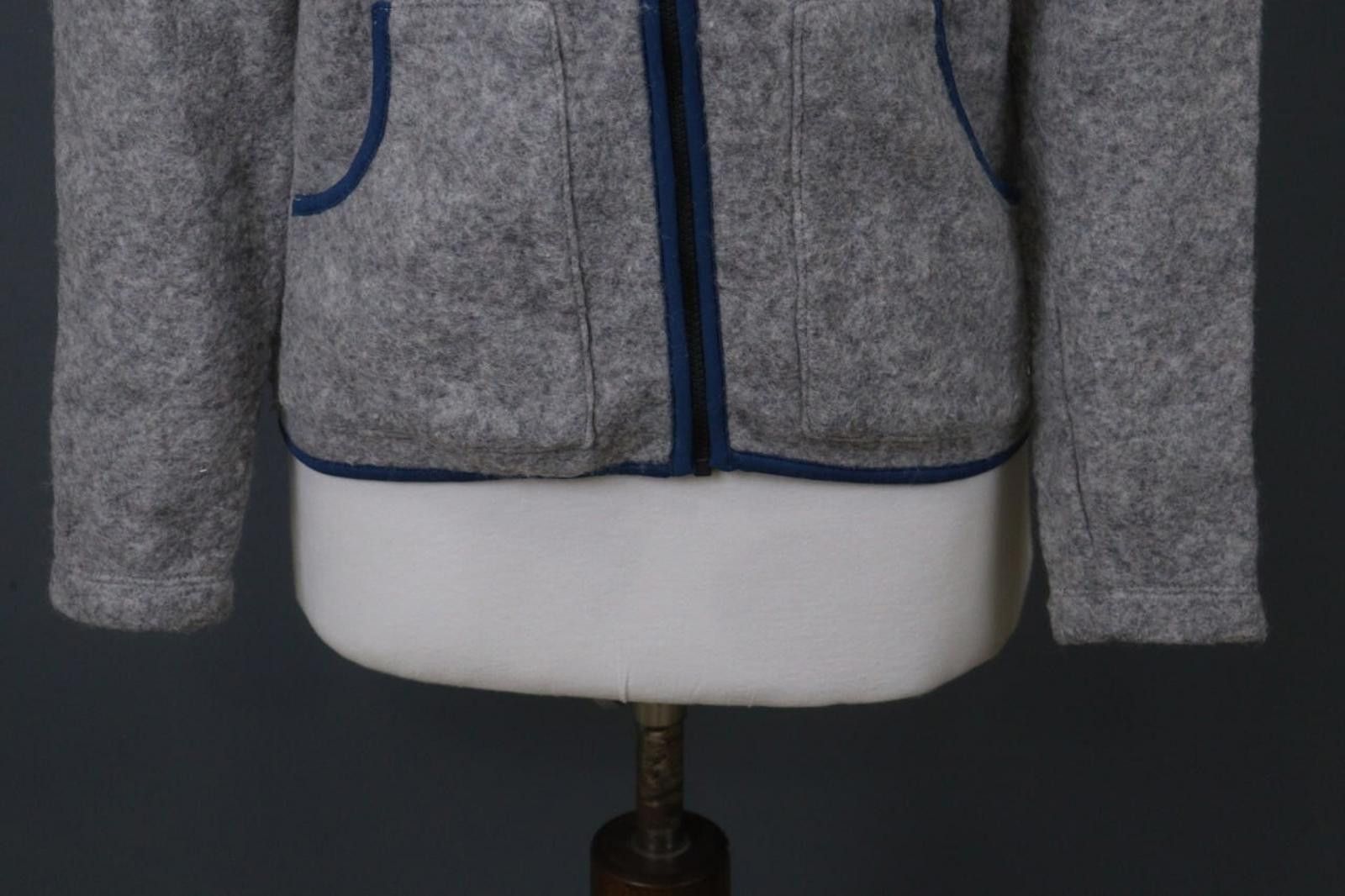 Designer E9 Planet Listen To The Nature Hooded Full Zip Fleece Jacket Size M / US 6-8 / IT 42-44 - 3 Thumbnail
