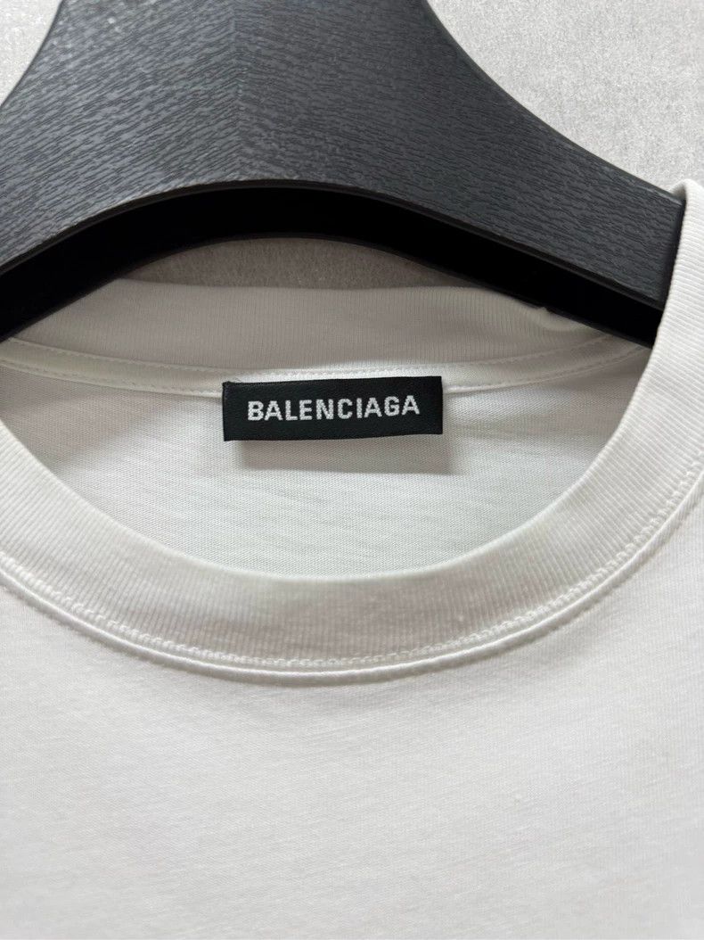 Balenciaga Balenciaga Logo print round neck short sleeve T-shirt + wh Size US M / EU 48-50 / 2 - 4 Thumbnail