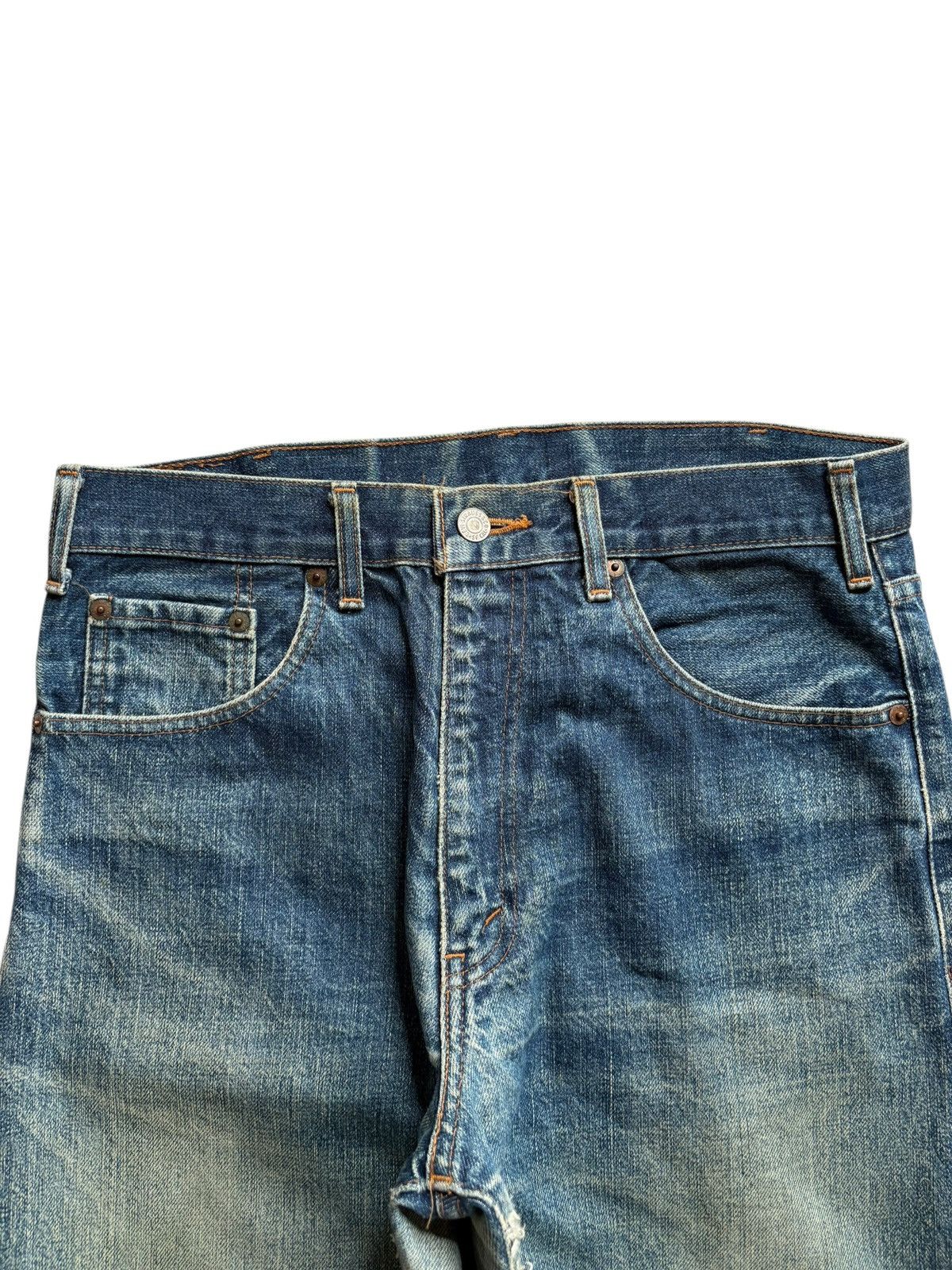Levi's Vintage 80s Levis 502xx Big E Selvedge Talon Mud Wash Jeans Size US 32 / EU 48 - 5 Thumbnail