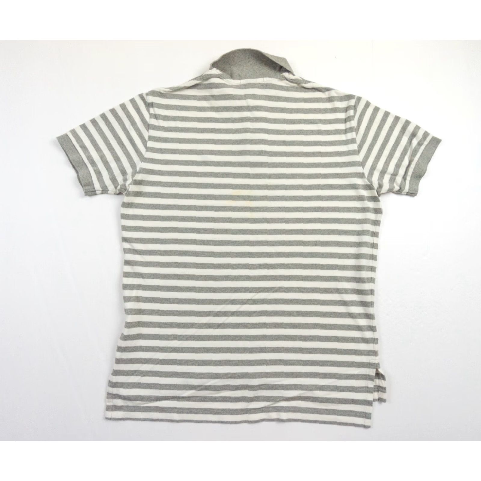 Polo Ralph Lauren Polo Ralph Lauren Men's Large Gray Striped Short Sleeve Polo Shirt Casual Preppy Size US L / EU 52-54 / 3 - 5 Thumbnail