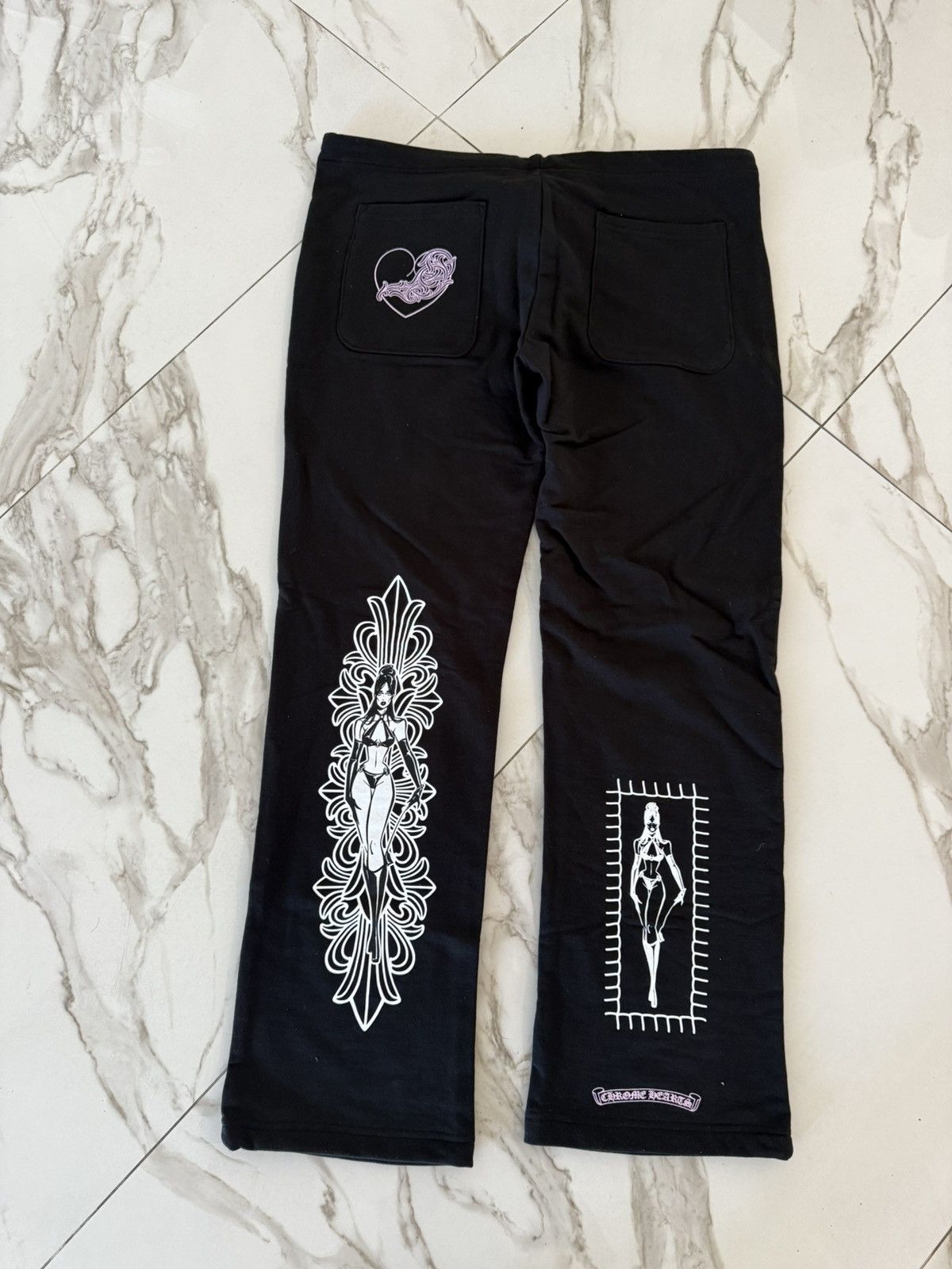 Chrome Hearts × Deadly Doll Chrome Hearts Deadly Doll Sweatpants Size US 34 / EU 50 - 3 Thumbnail