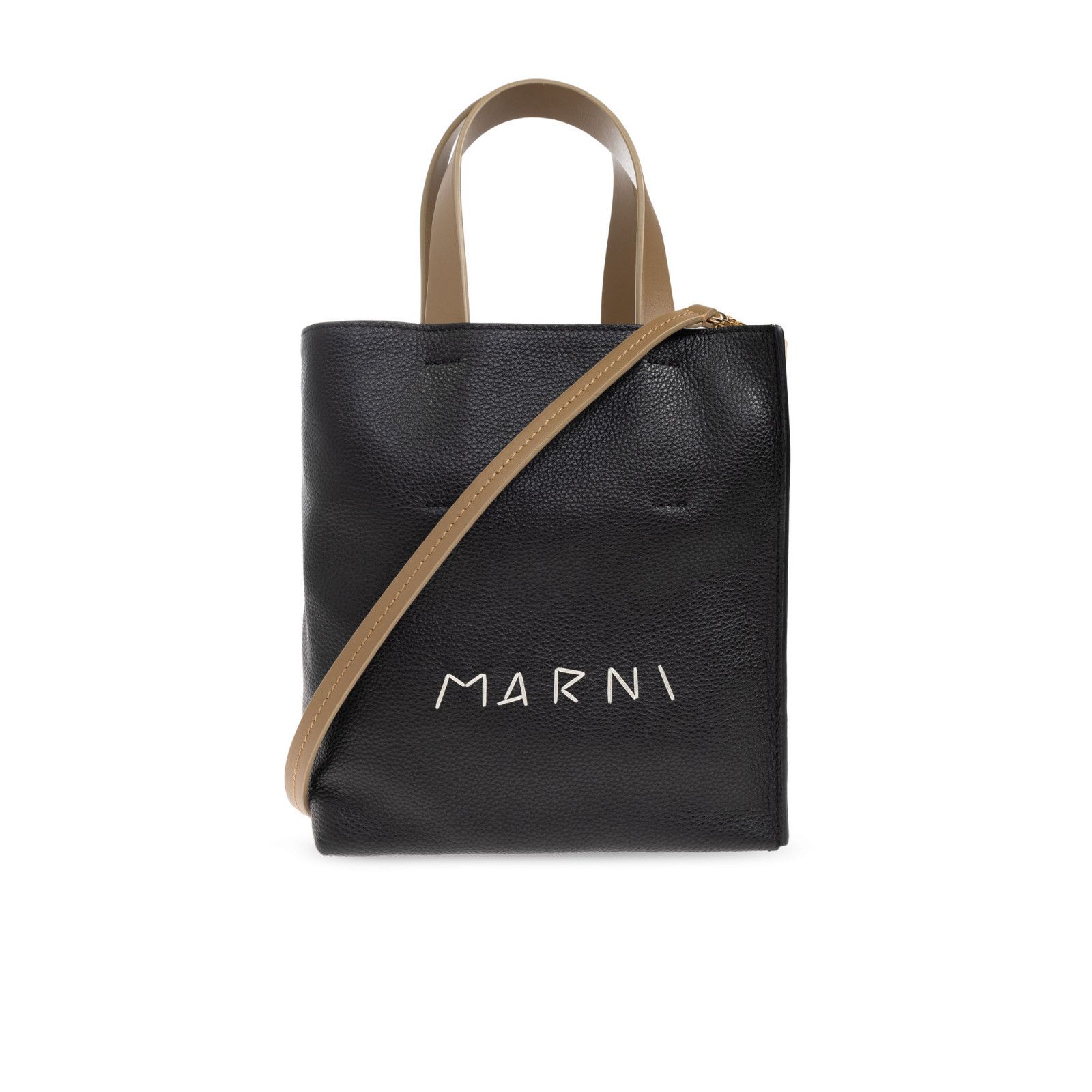 Marni MARNI Black Leather Tote Bag New & Authentic Size ONE SIZE - 1 Thumbnail