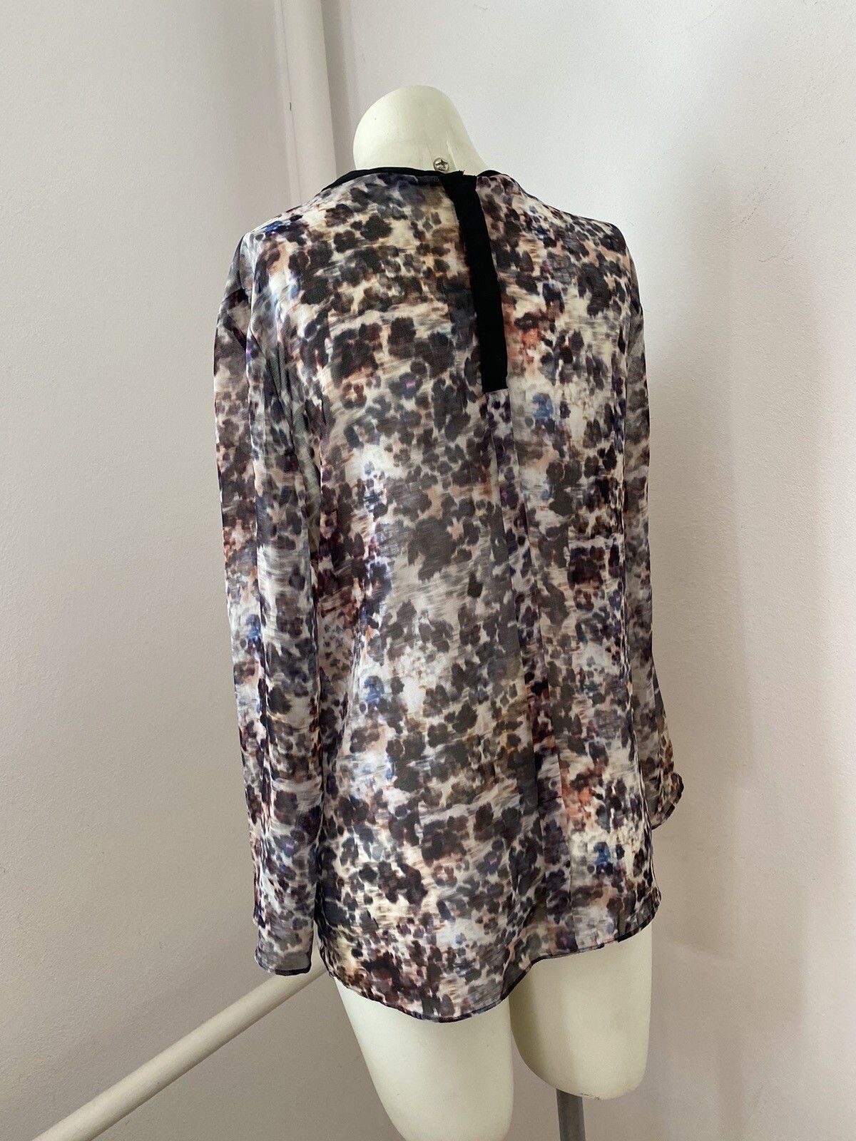 Other Zara Sheer Blouse Size M Long Sleeve Sk55 Size M / US 6-8 / IT 42-44 - 2 Thumbnail