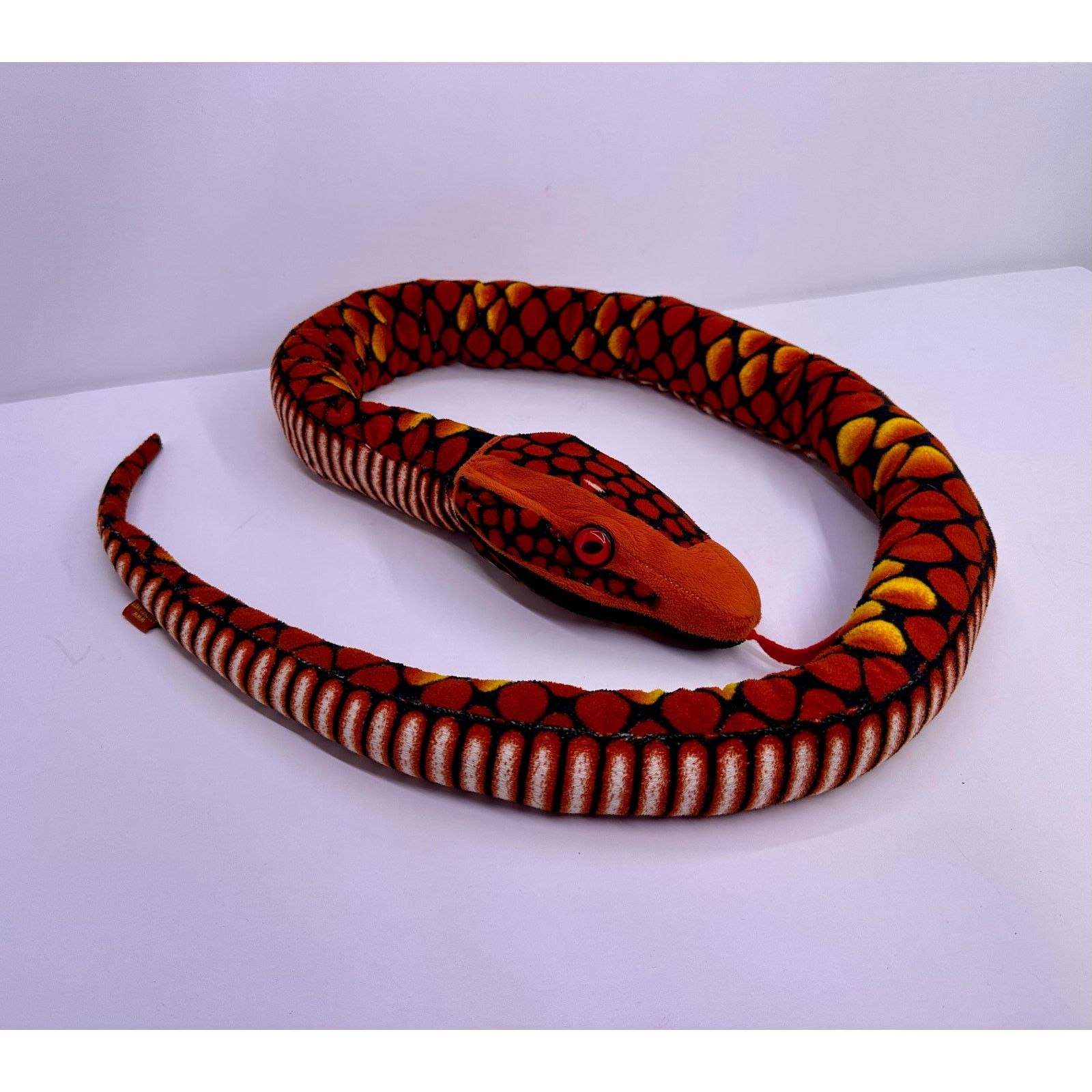 & Other Stories Animal Planet Red With Black 67”long Plush Snake Size ONE SIZE - 3 Thumbnail