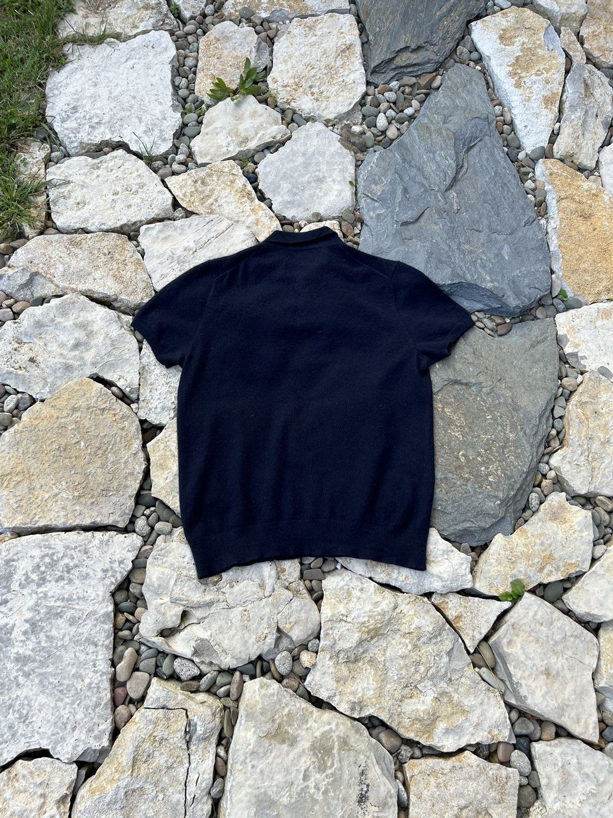 Club Monaco Club Monaco 100% Italian cashmere knit polo tee sweater Size US M / EU 48-50 / 2 - 2 Thumbnail