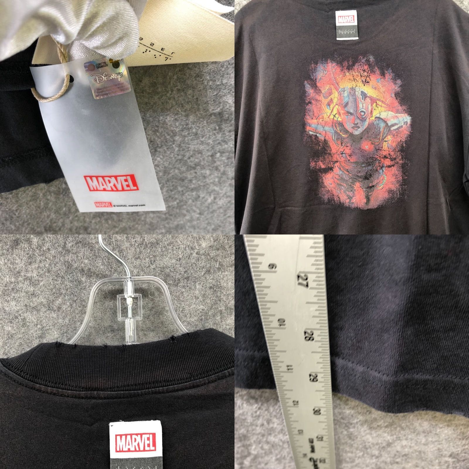 Vintage NWT XVessel Marvel Guardians Of The Galaxy Nebula T Shirt Mens M Black Size US M / EU 48-50 / 2 - 8 Thumbnail