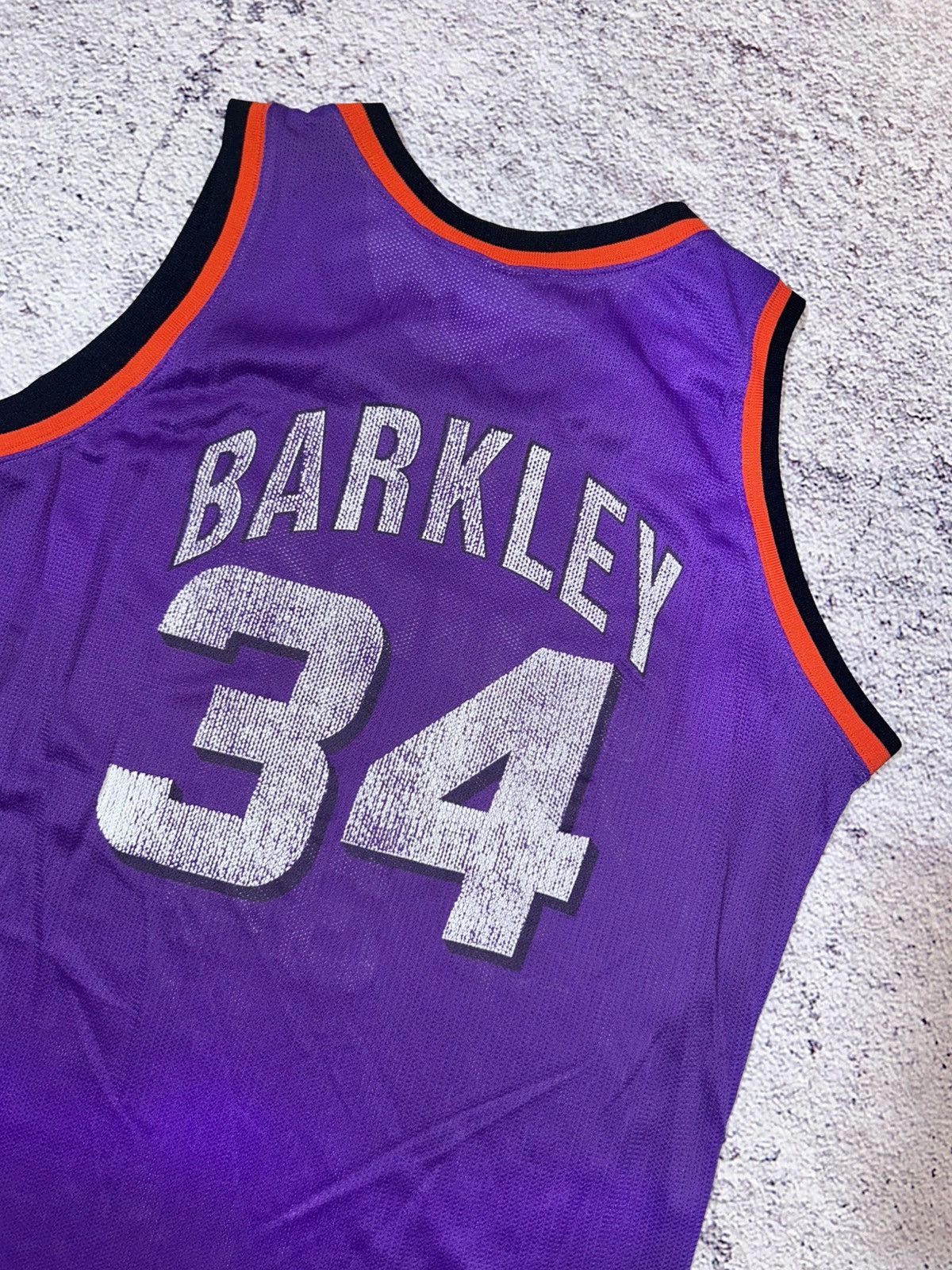 Champion Champion Charles Barkley Phoenix Suns Away NBA Vintage Size US M / EU 48-50 / 2 - 9 Thumbnail