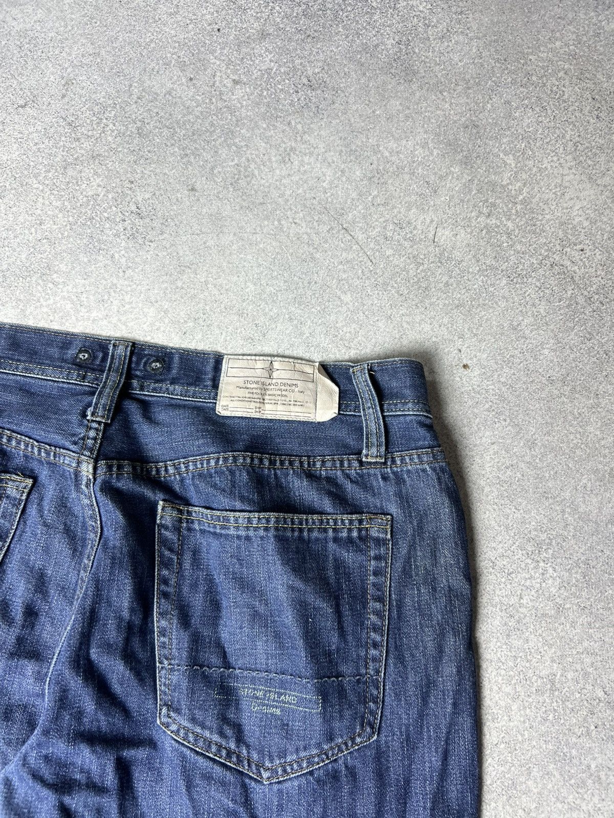 Massimo Osti Vintage Stone Island Jeans Denim Pants Rare S.I Denims Size US 38 / EU 54 - 5 Thumbnail