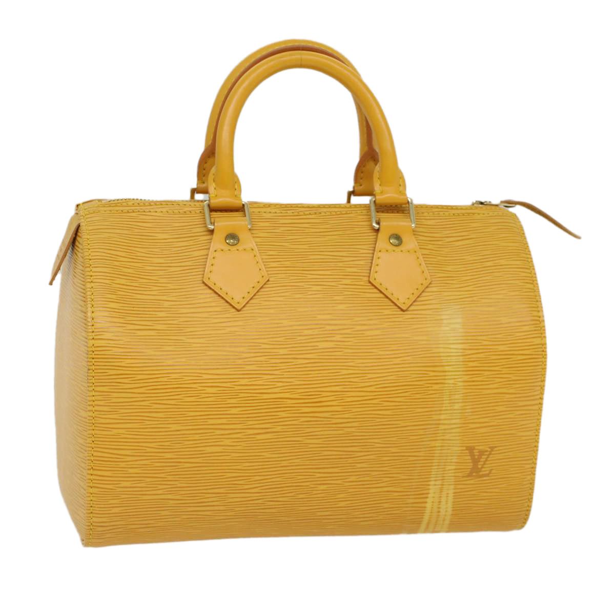 image of Louis Vuitton Speedy 25 Handbag in Yellow, Women's