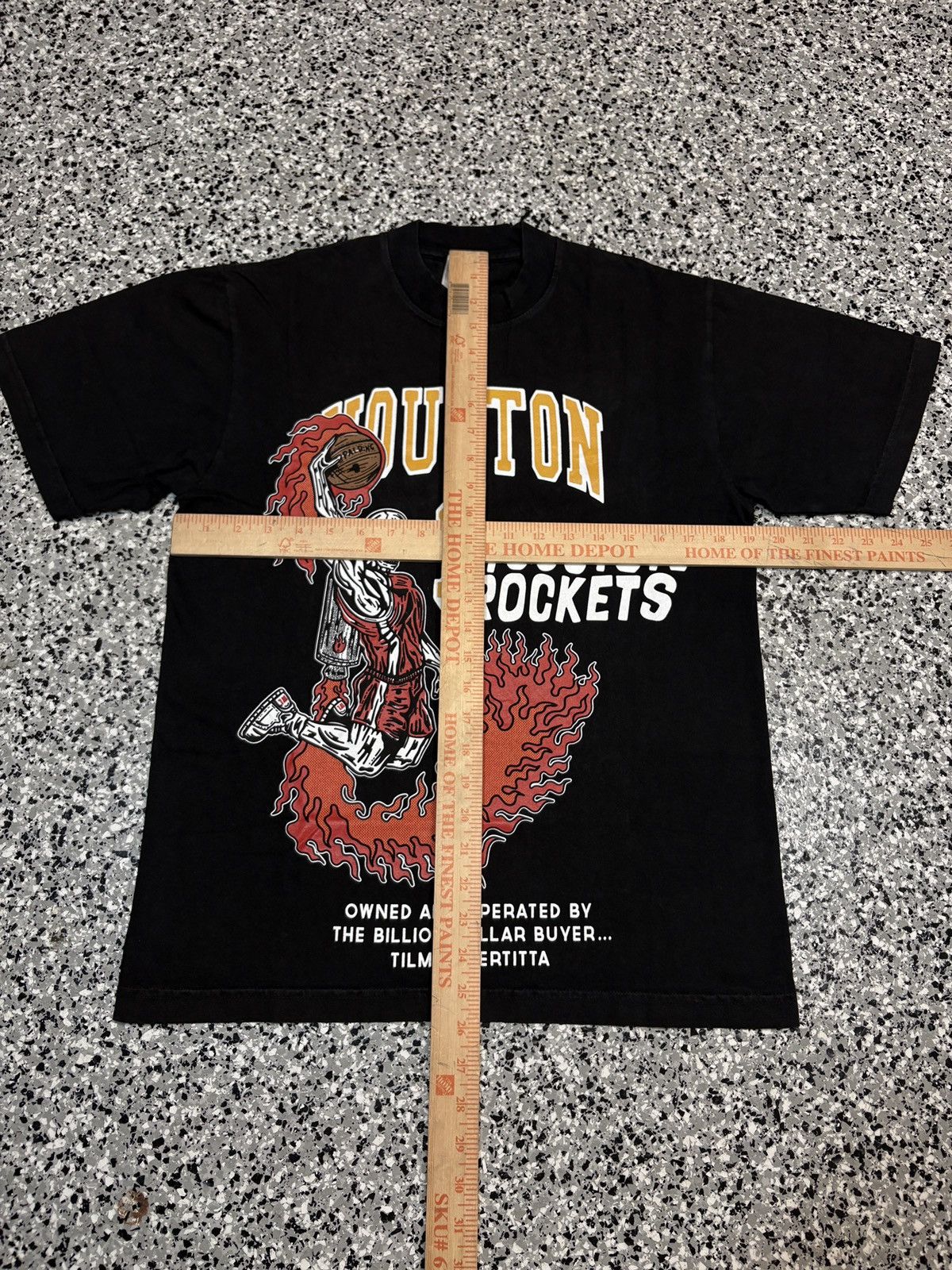 NBA × Warren Lotas Warren Lotas X NBA Houston Rockets Black T-Shirt Size S Size US S / EU 44-46 / 1 - 6 Thumbnail