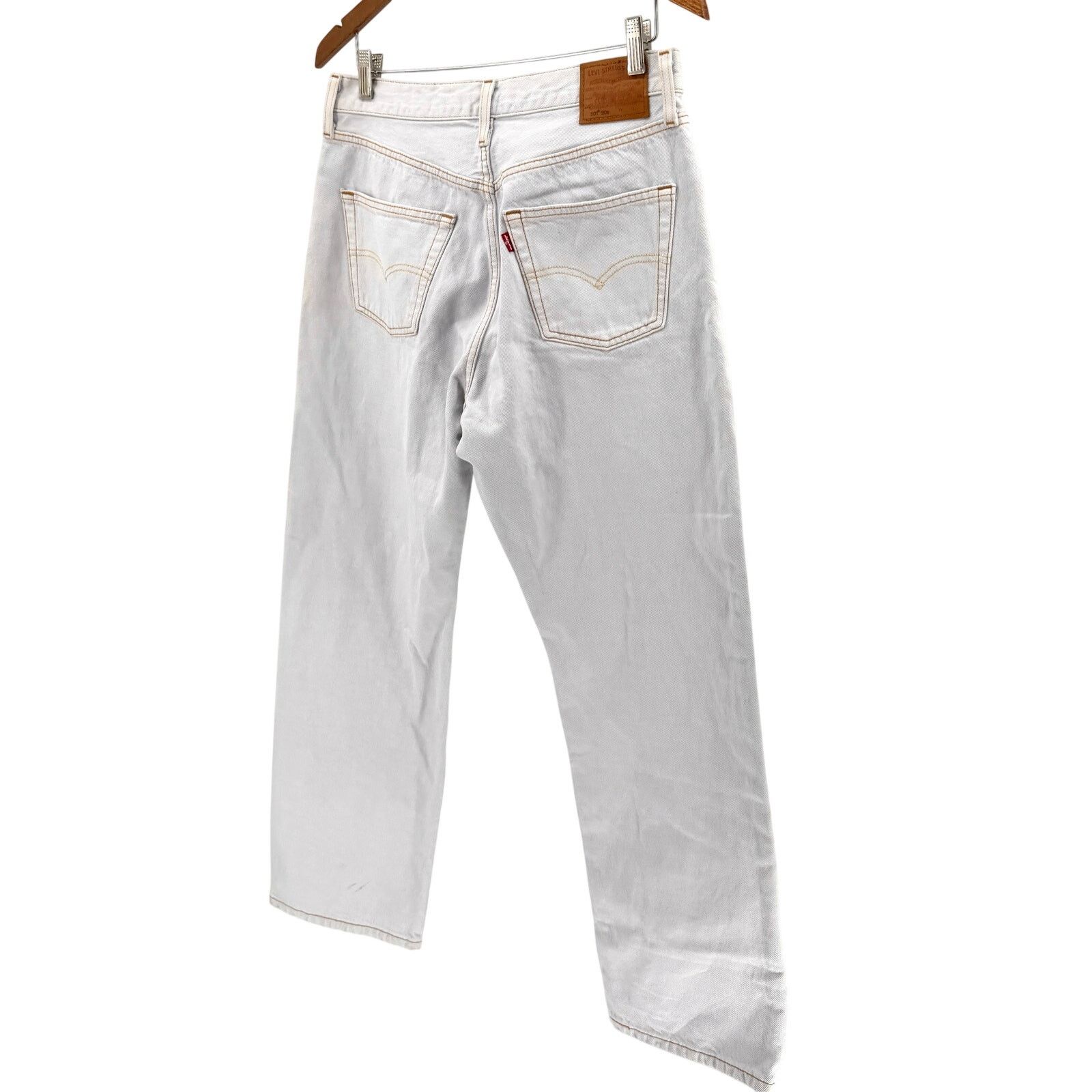 Levi's Light Wash Custom Western Concho Studded 501 '90s Jeans Size US 30 / EU 46 - 5 Thumbnail