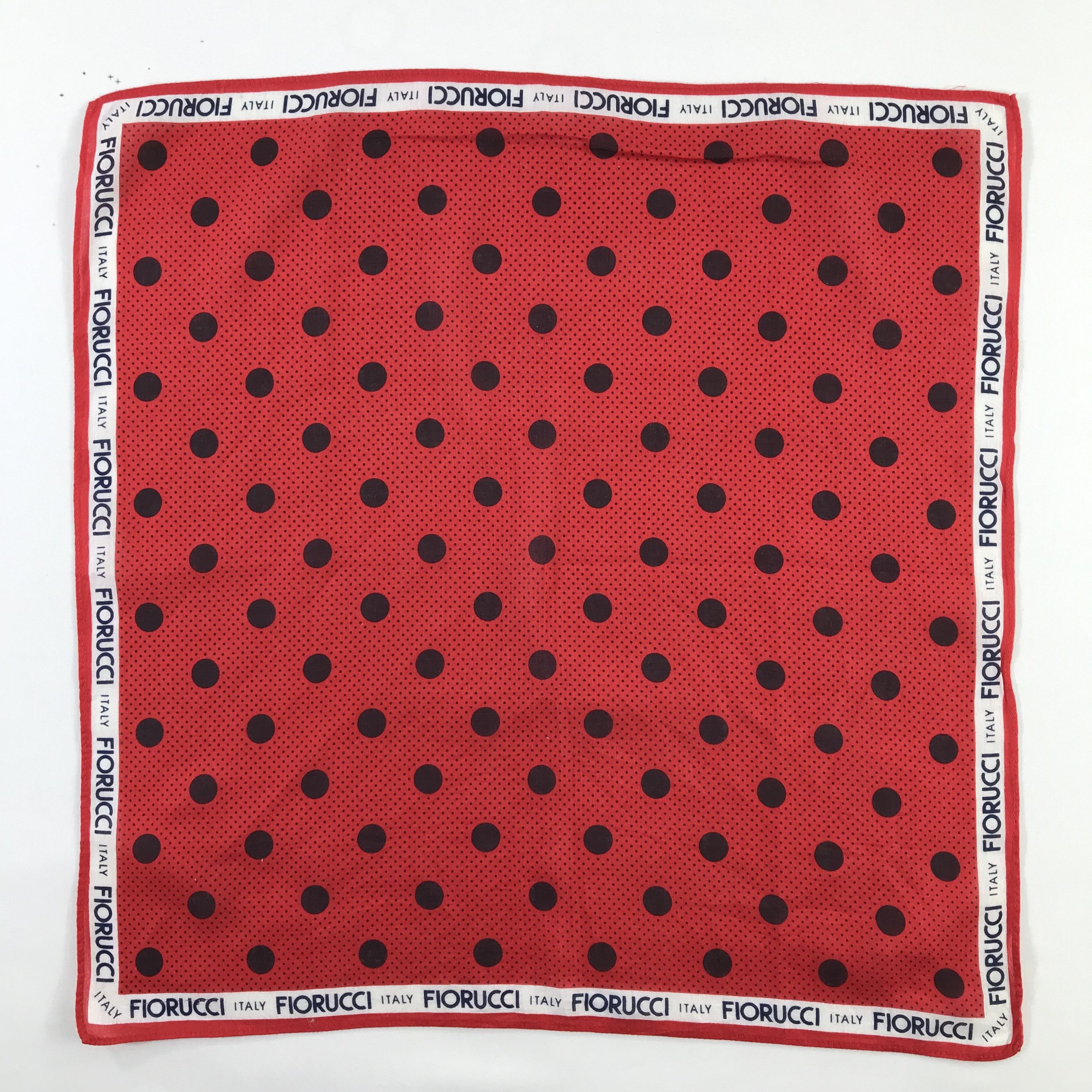 Fiorucci × Vintage Fiorucci Bandana / Handkerchief / Neckerchief - S695 Size ONE SIZE - 1 Thumbnail