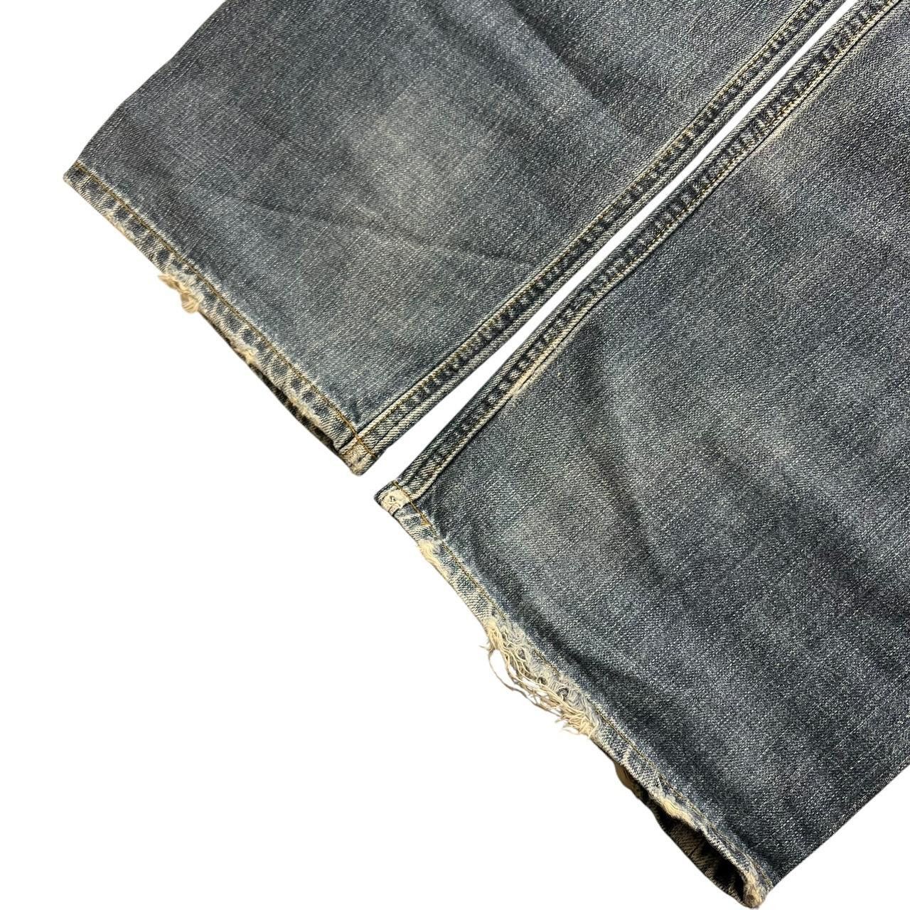 Karakuri Tamashii Vintage Karakuri Embroidered Japanese Denim Jeans - Waist 37 Size US 37 - 6 Thumbnail