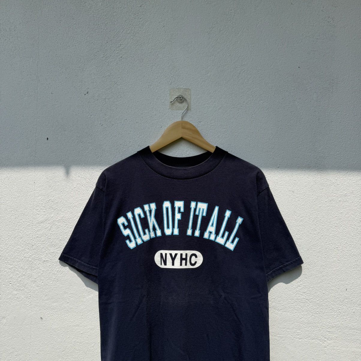 Band Tees Vintage 90's Sick Of It All Hardcore Punk NYHC Band Shirt Size US L / EU 52-54 / 3 - 3 Thumbnail