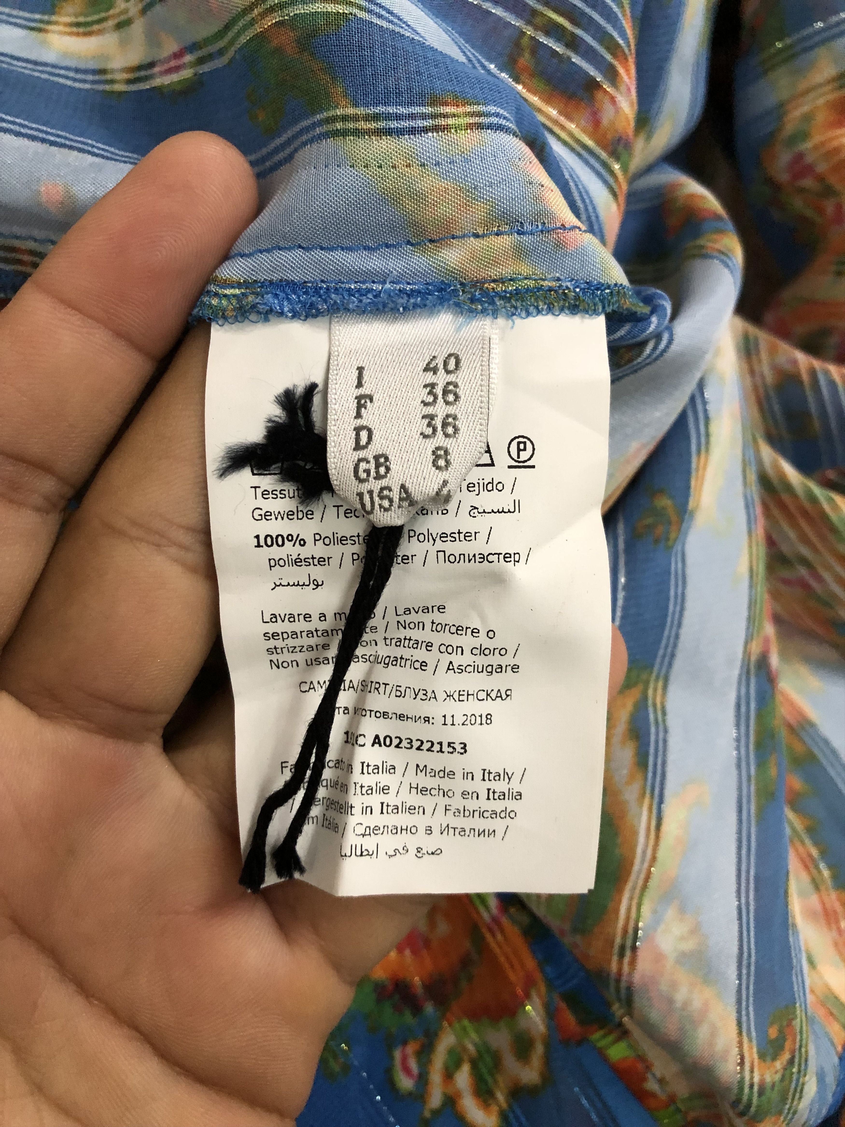 Philosophy di Lorenzo Serafini Philosophy Di Lorenzo Sarafini Blouses Size S / US 4 / IT 40 - 10 Thumbnail