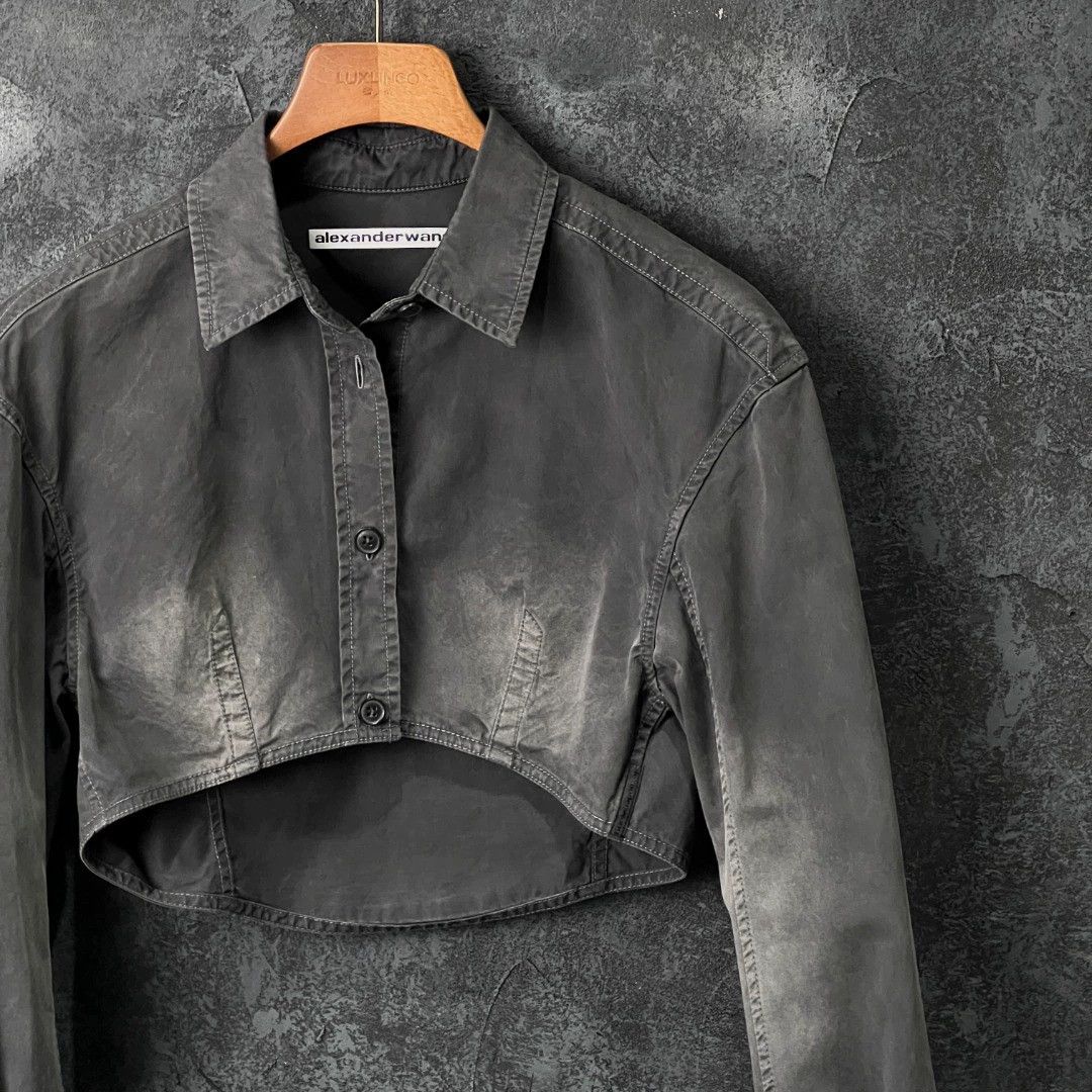 Alexander Wang Alexander Wang Smoke Black Denim Jacket XS Size XS / US 0-2 / IT 36-38 - 3 Thumbnail