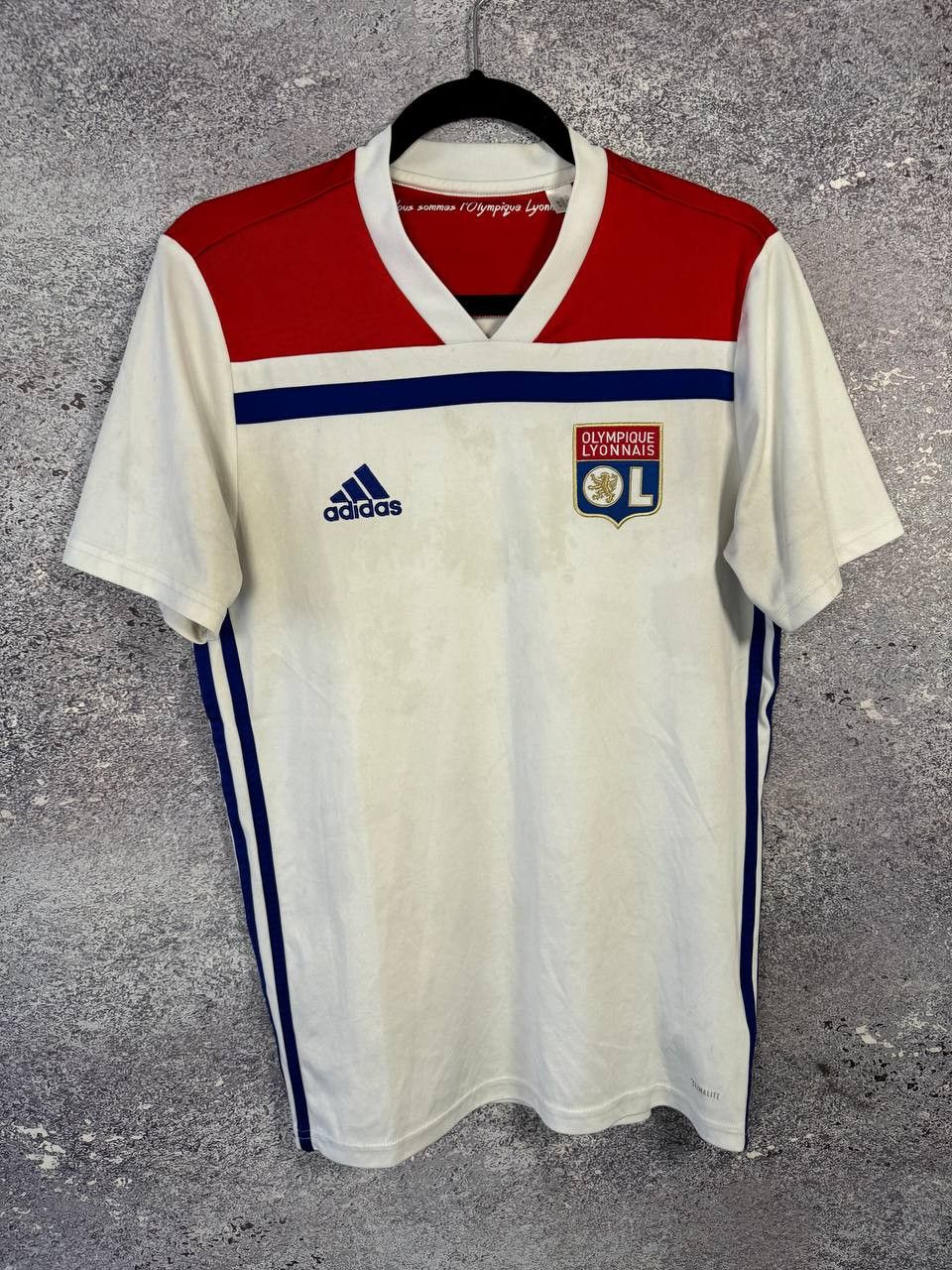 Adidas × Vintage Vintage Olympique Lyonnais 2018/19 Adidas Soccer Jersey Size US S / EU 44-46 / 1 - 4 Thumbnail