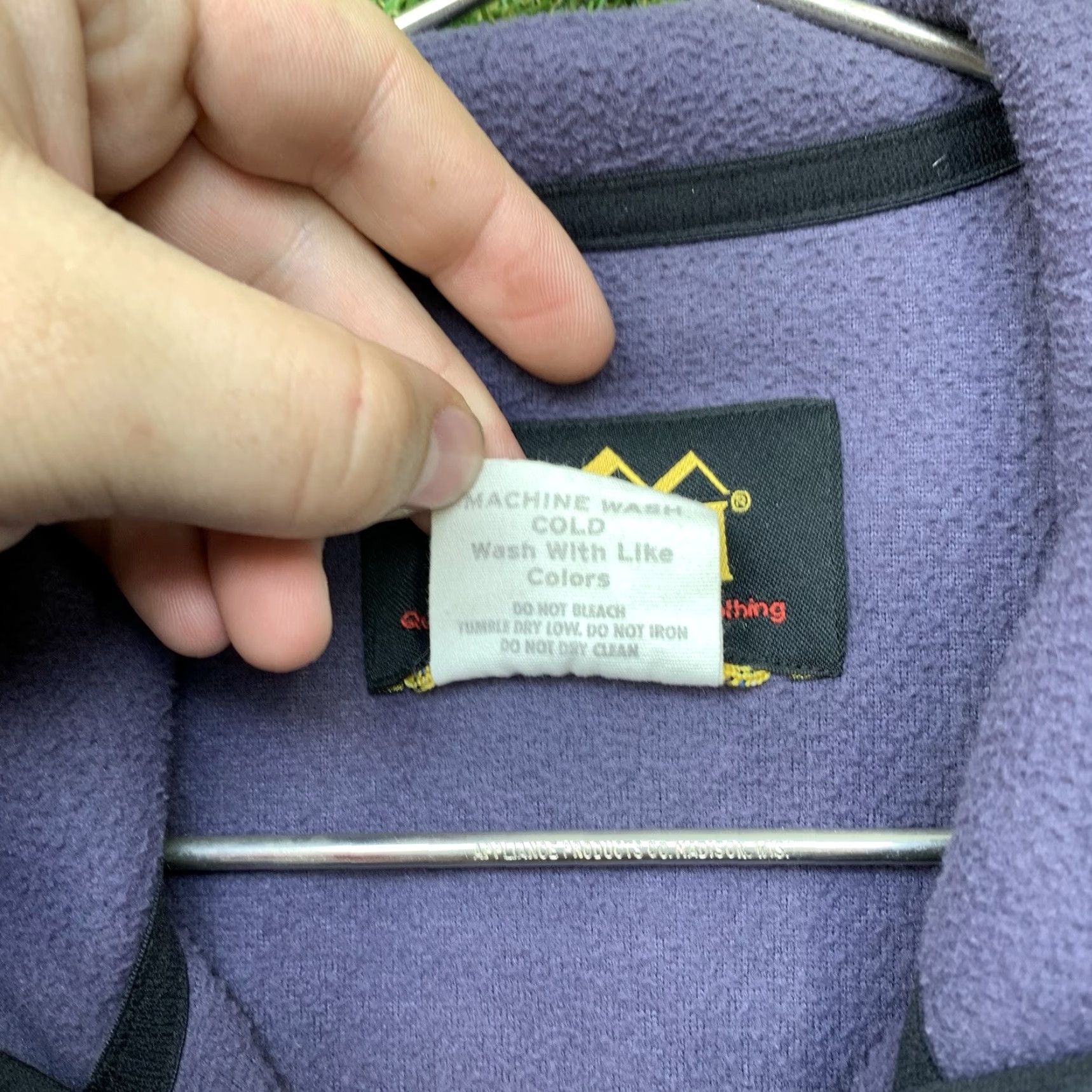Vintage REI Fleece Jacket Womens XS Purple 1/4 Zip Pockets Hiking Outdoor Jacket Size XS / US 0-2 / IT 36-38 - 4 Thumbnail